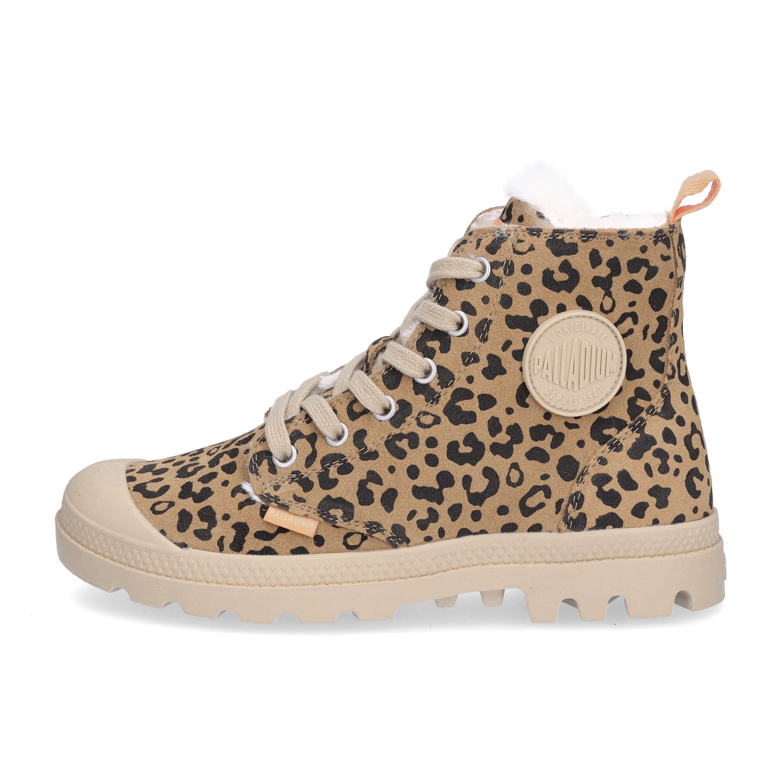 Palladium Damen Sneaker Pampa Hi Zip Wl braun Leo