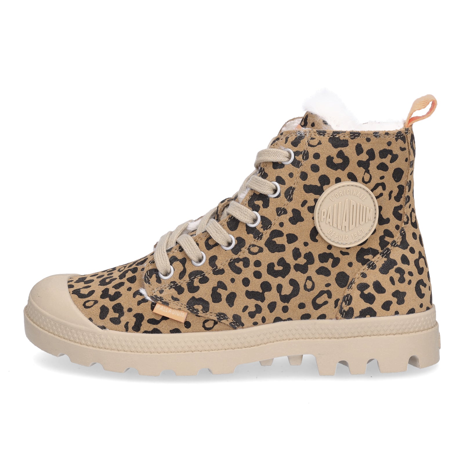 Palladium Damen Sneaker Pampa Hi Zip Wl braun Leo