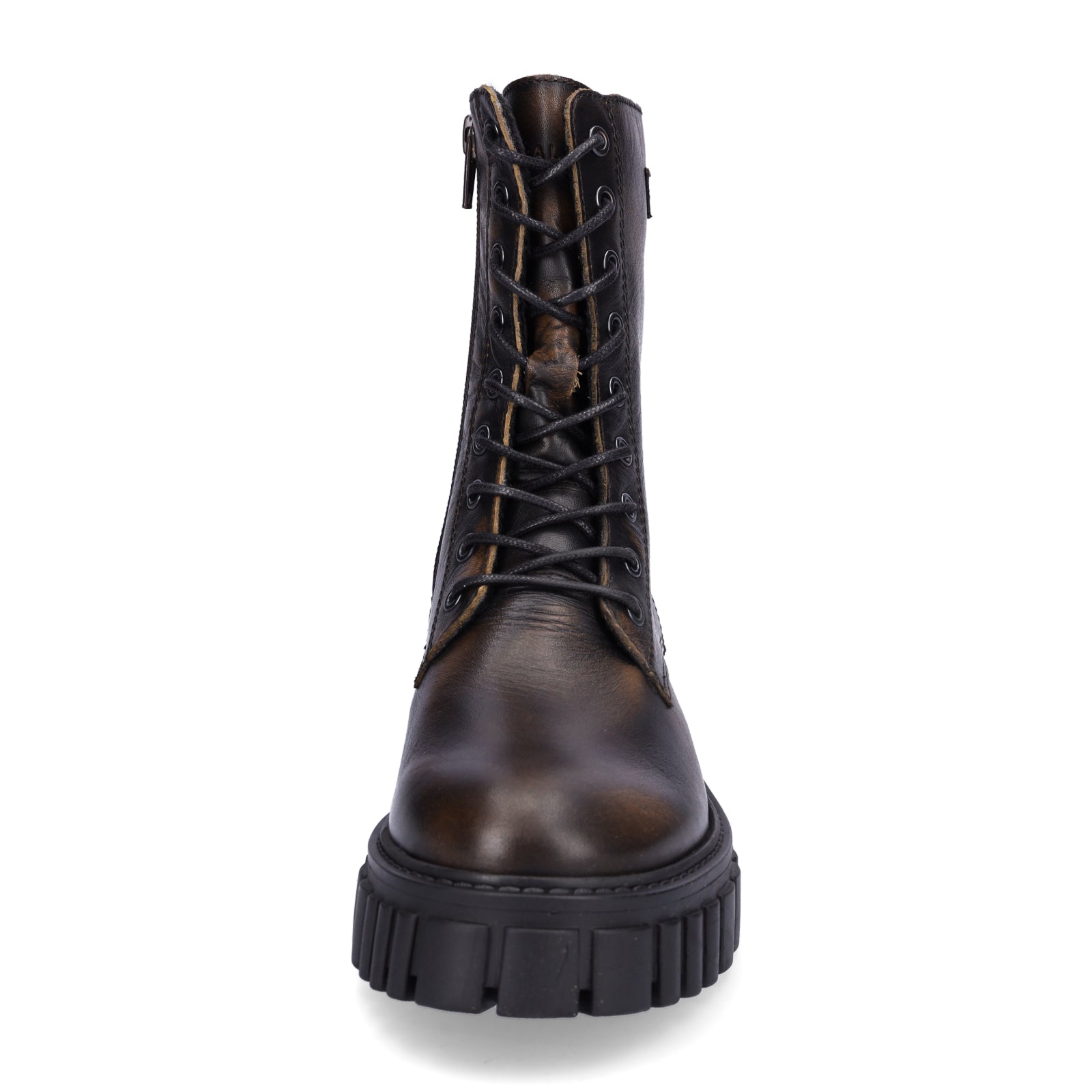 Palpa Damen Schnürstiefelette cognac