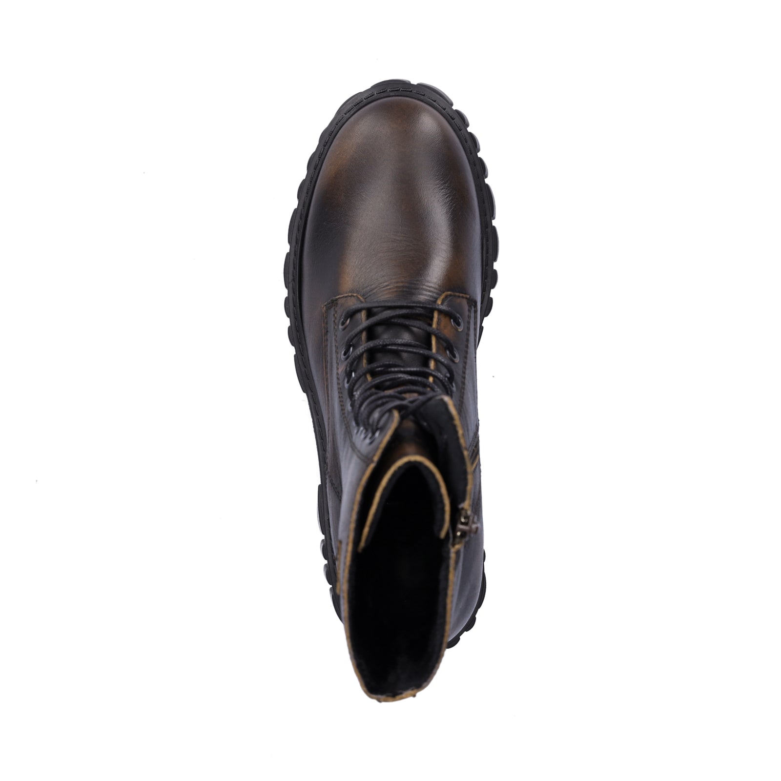 Palpa Damen Schnürstiefelette cognac