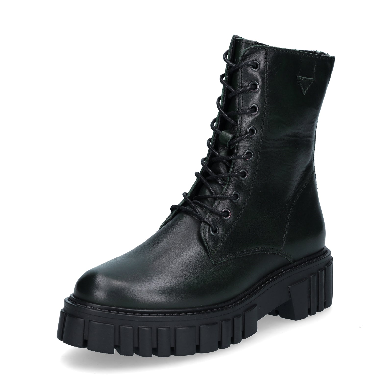 Palpa Damen Schnürstiefelette grün