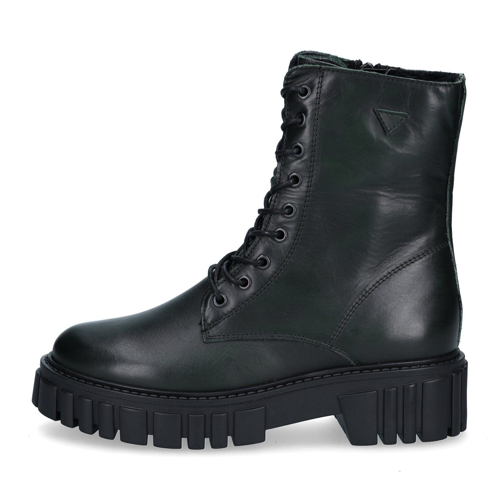 Palpa Damen Schnürstiefelette grün