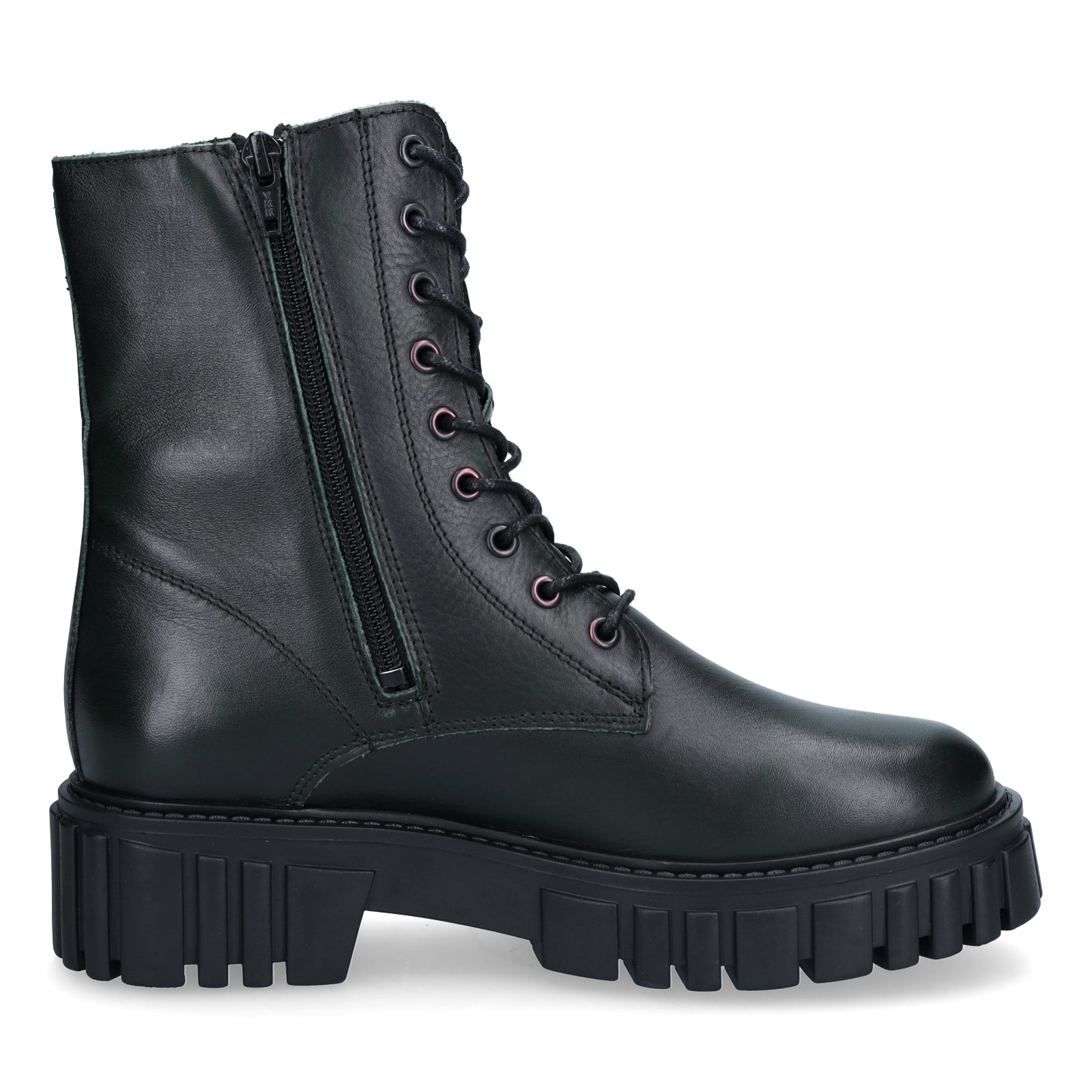 Palpa Damen Schnürstiefelette grün