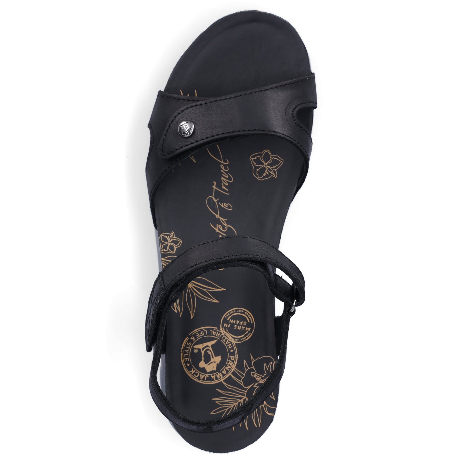 Panama Jack Damen Sandale schwarz