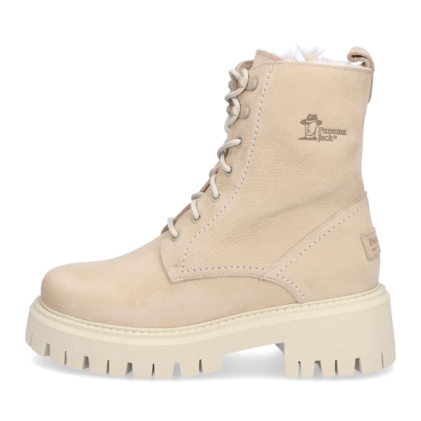 Panama Jack Damen Schnürboot beige