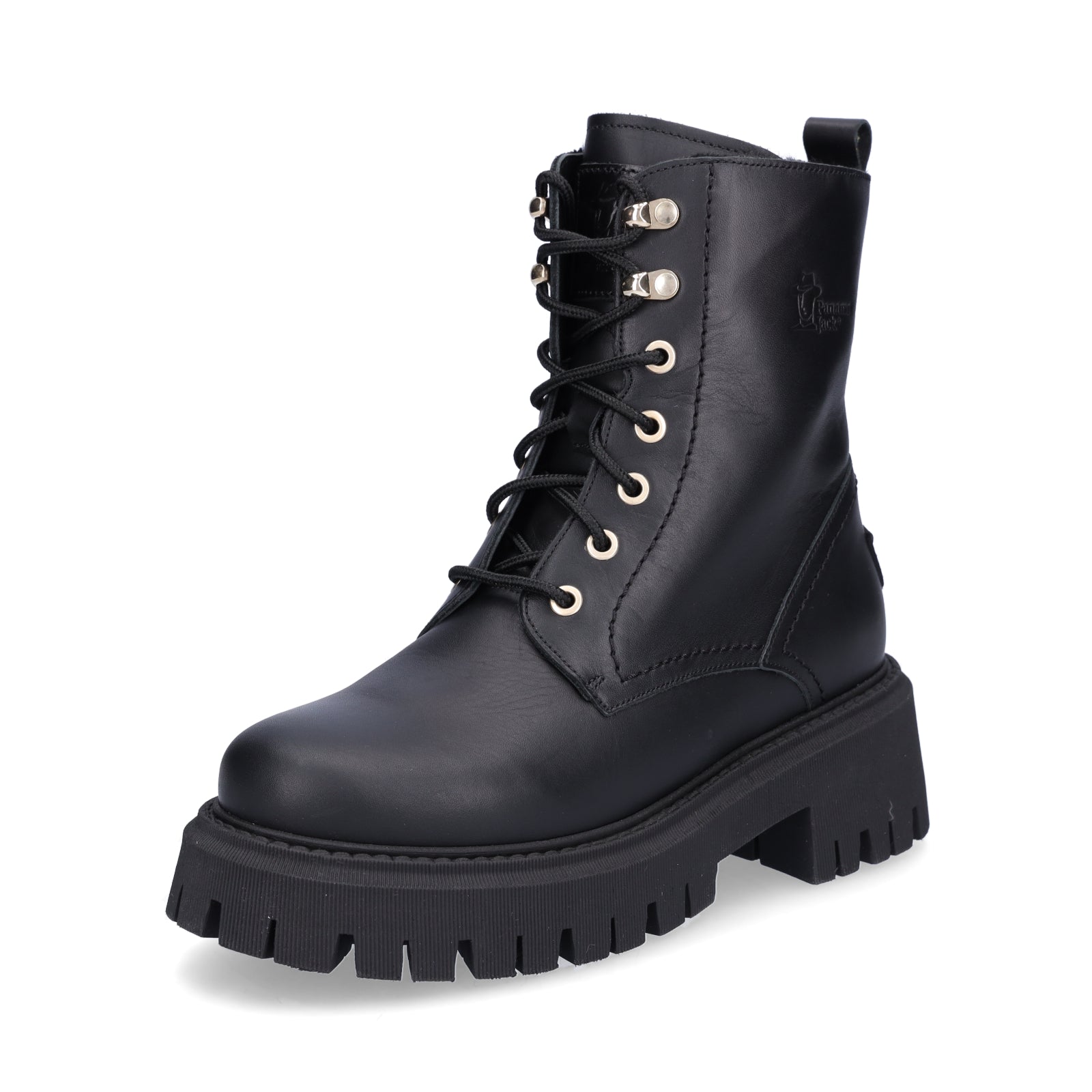 Panama Jack Damen Schnürboot schwarz