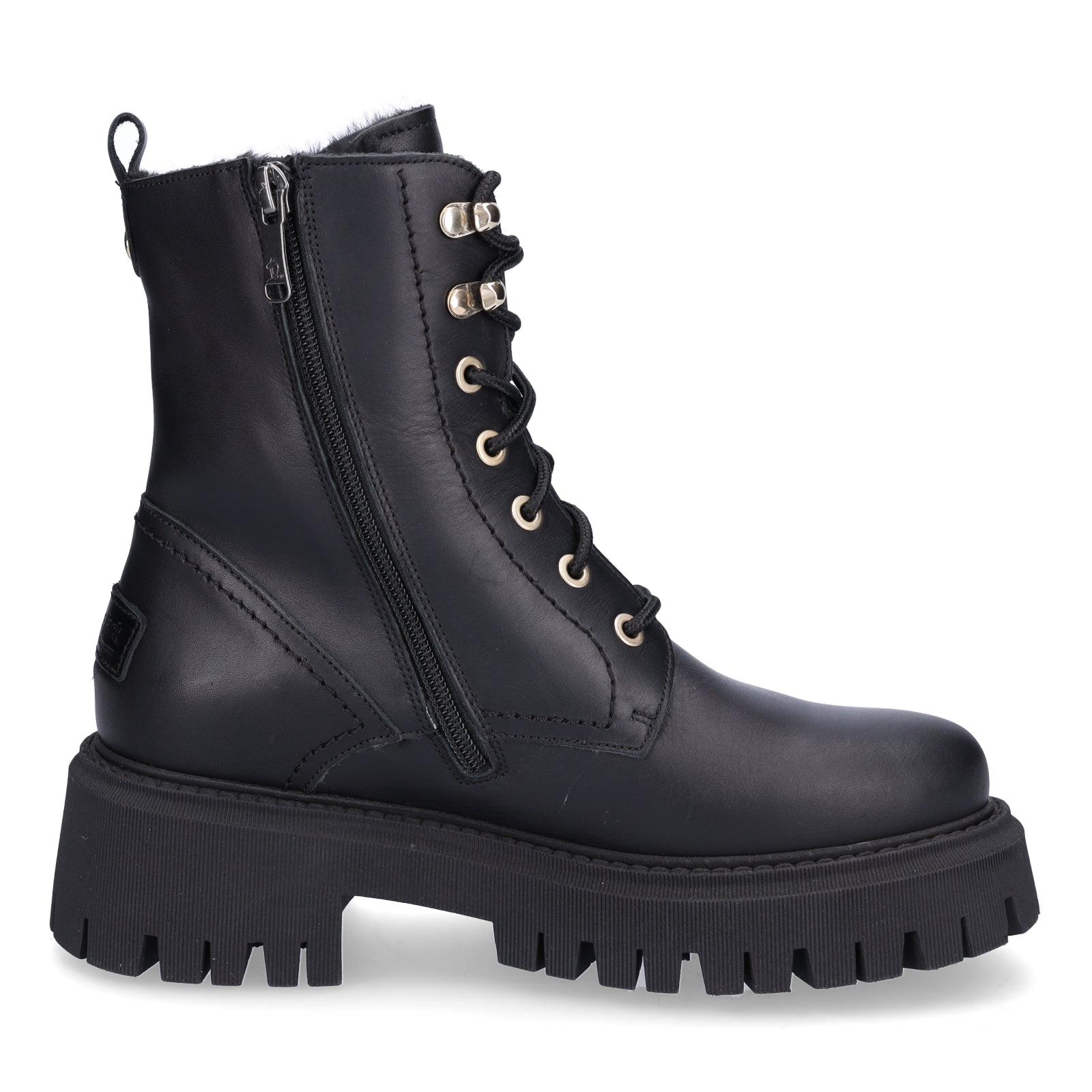 Panama Jack Damen Schnürboot schwarz