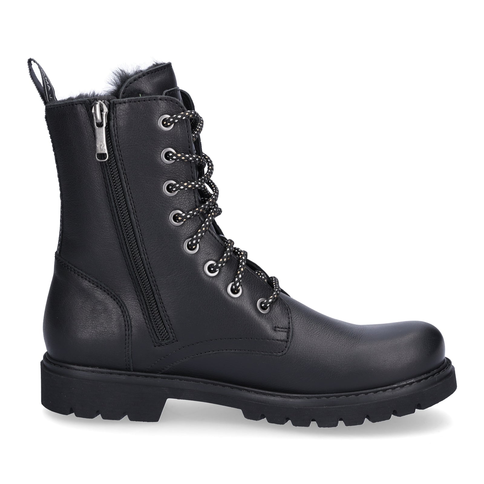 Panama Jack women's lace-up ankle boots black