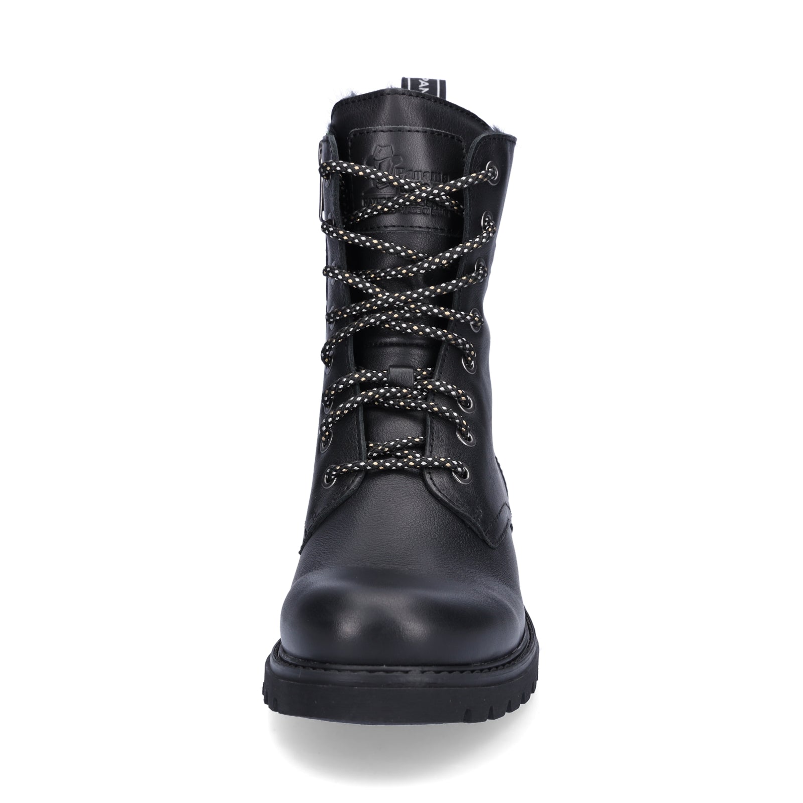 Panama Jack women's lace-up ankle boots black