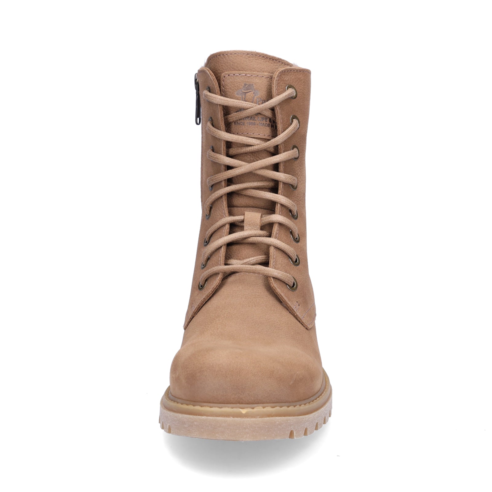 Panama Jack Damen Schnürstiefelette taupe