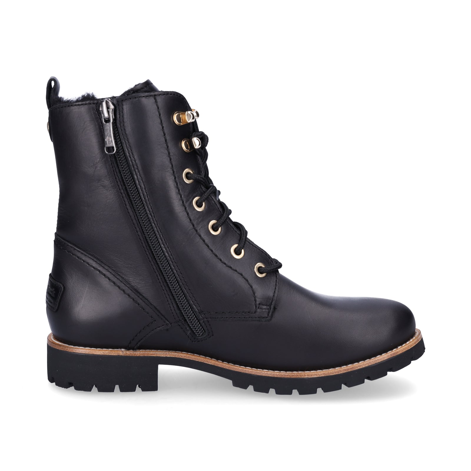 Panama Jack Damen Schnürstiefelette schwarz