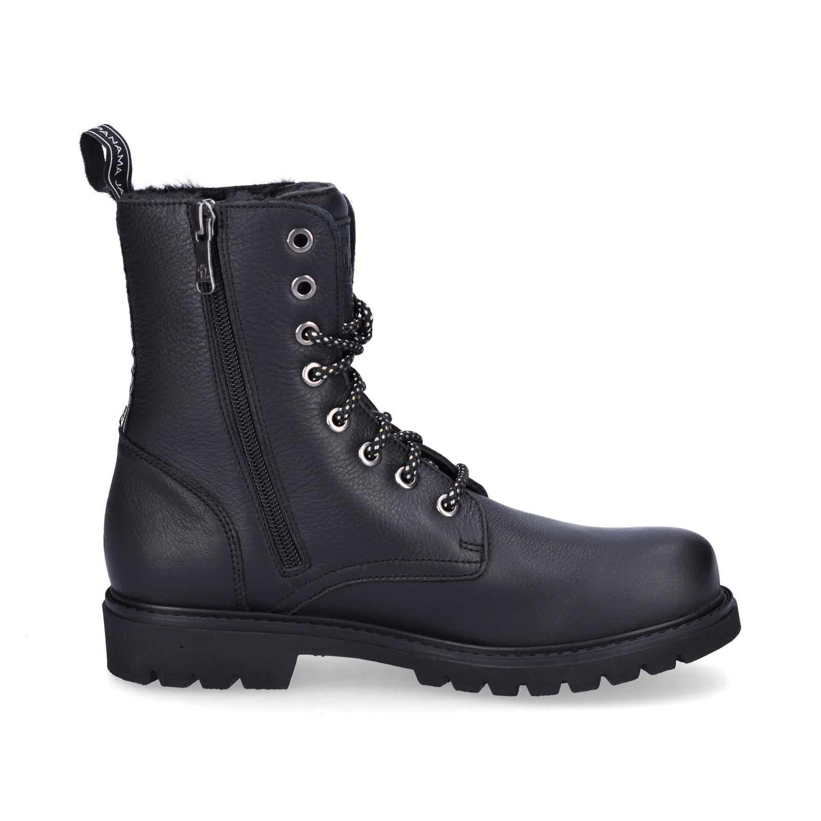 Panama Jack women's lace-up ankle boots black