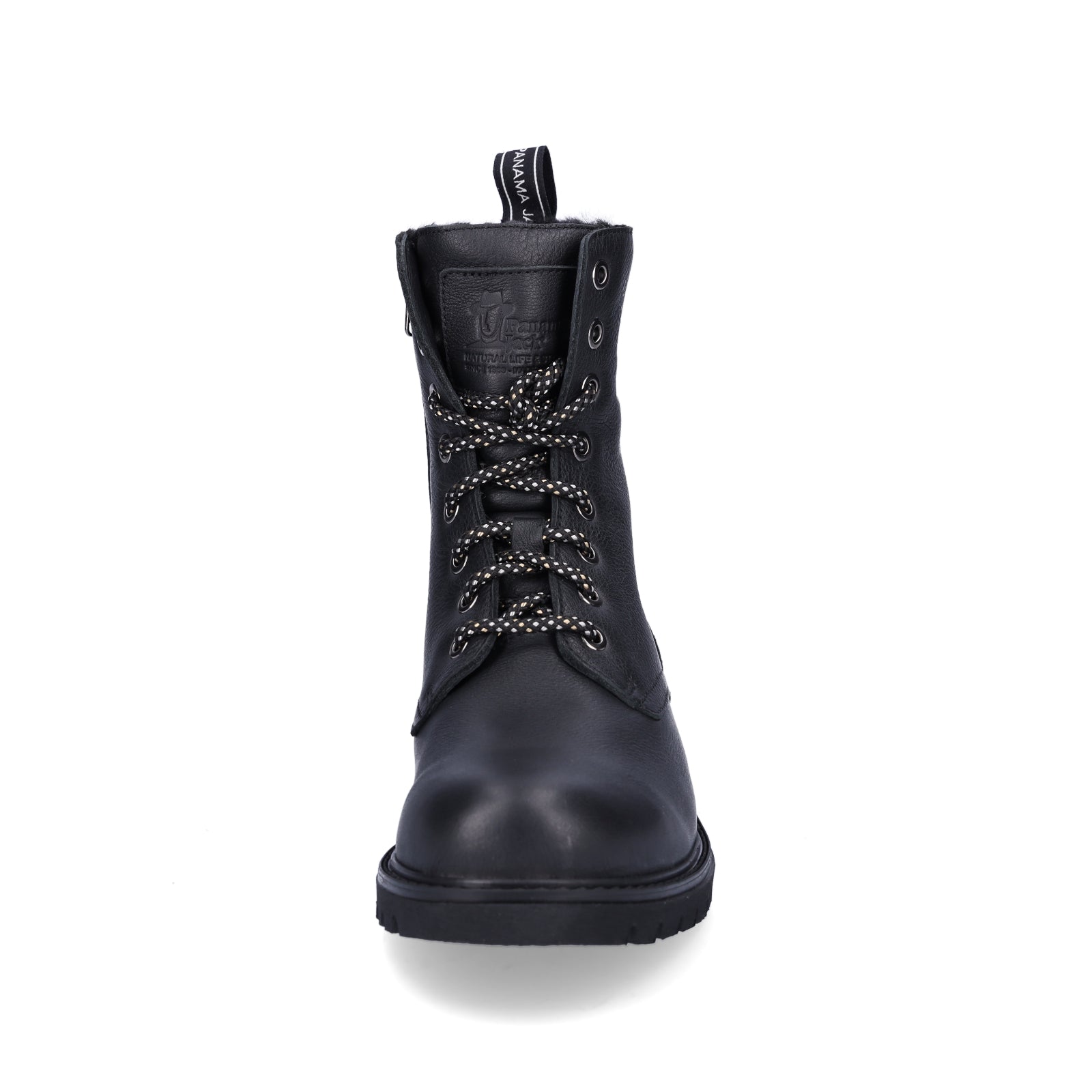Panama Jack women's lace-up ankle boots black