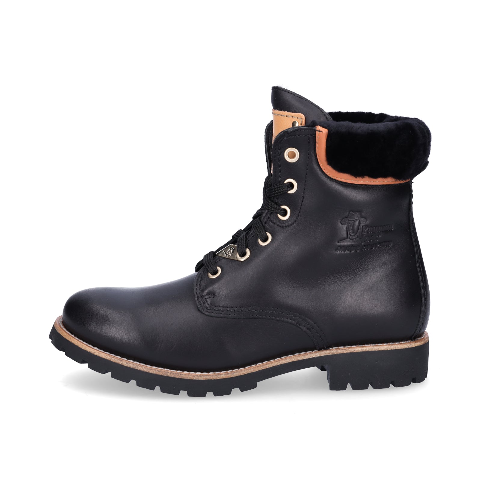 Panama Jack women's lace-up ankle boots black