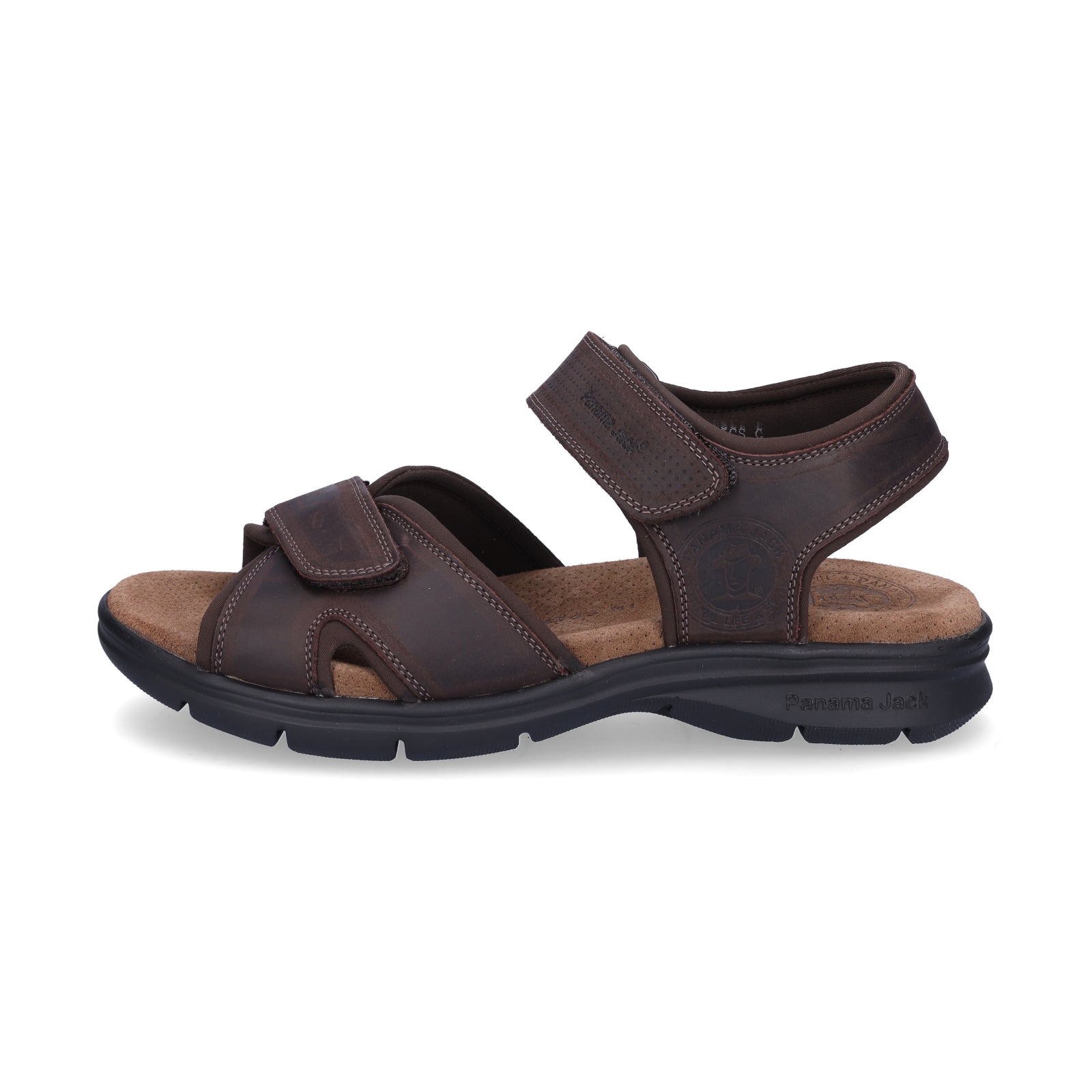 Panama Jack men's sandals dark brown