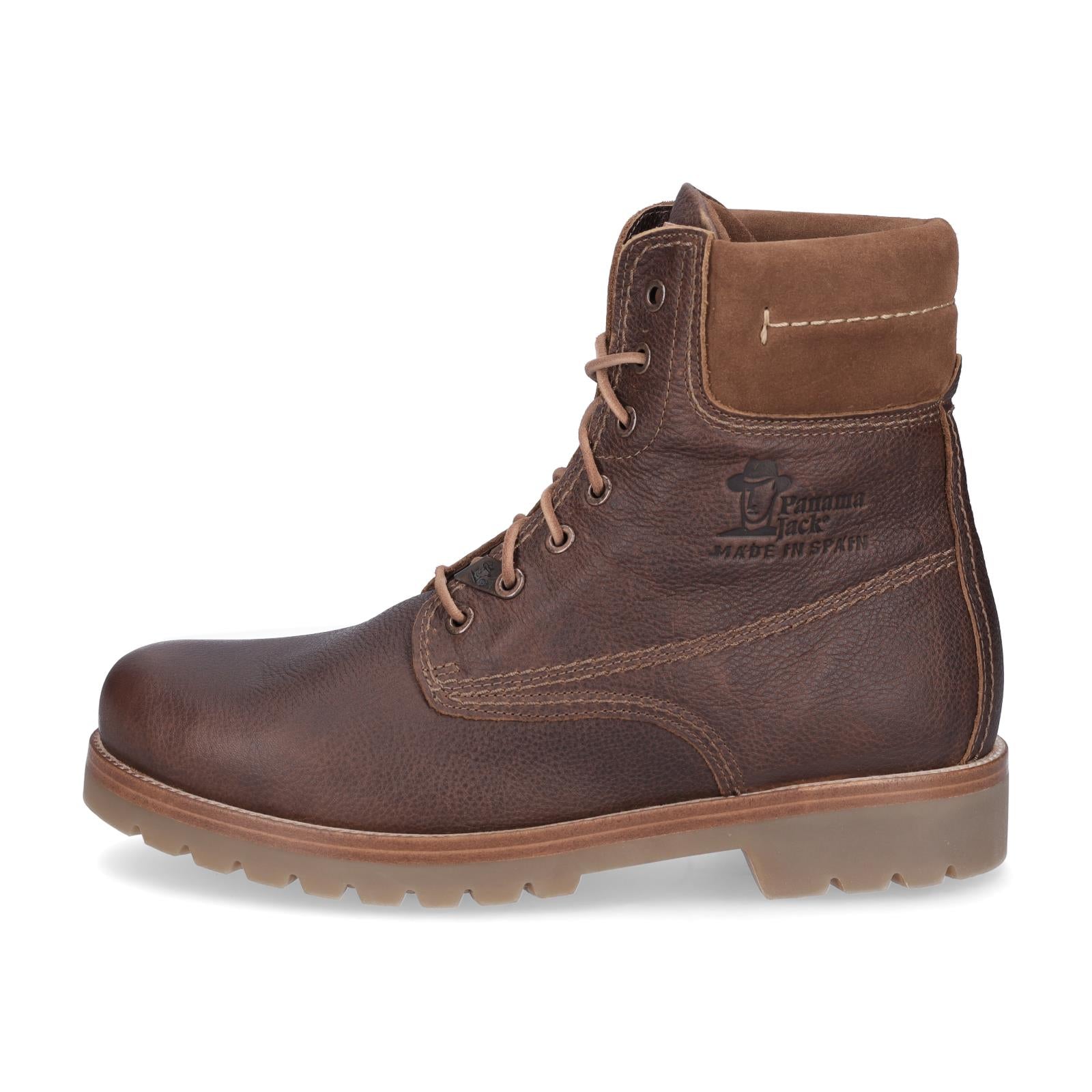 Panama Jack men's lace-up boot brown