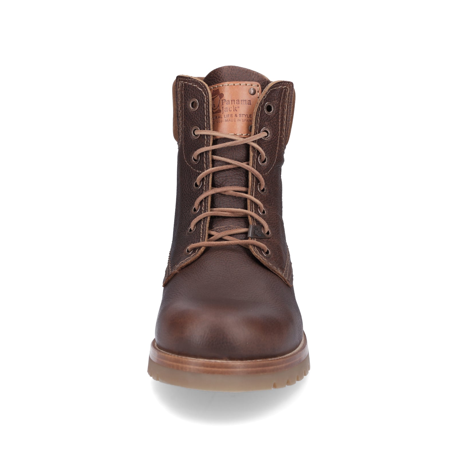 Panama Jack men's lace-up boot brown