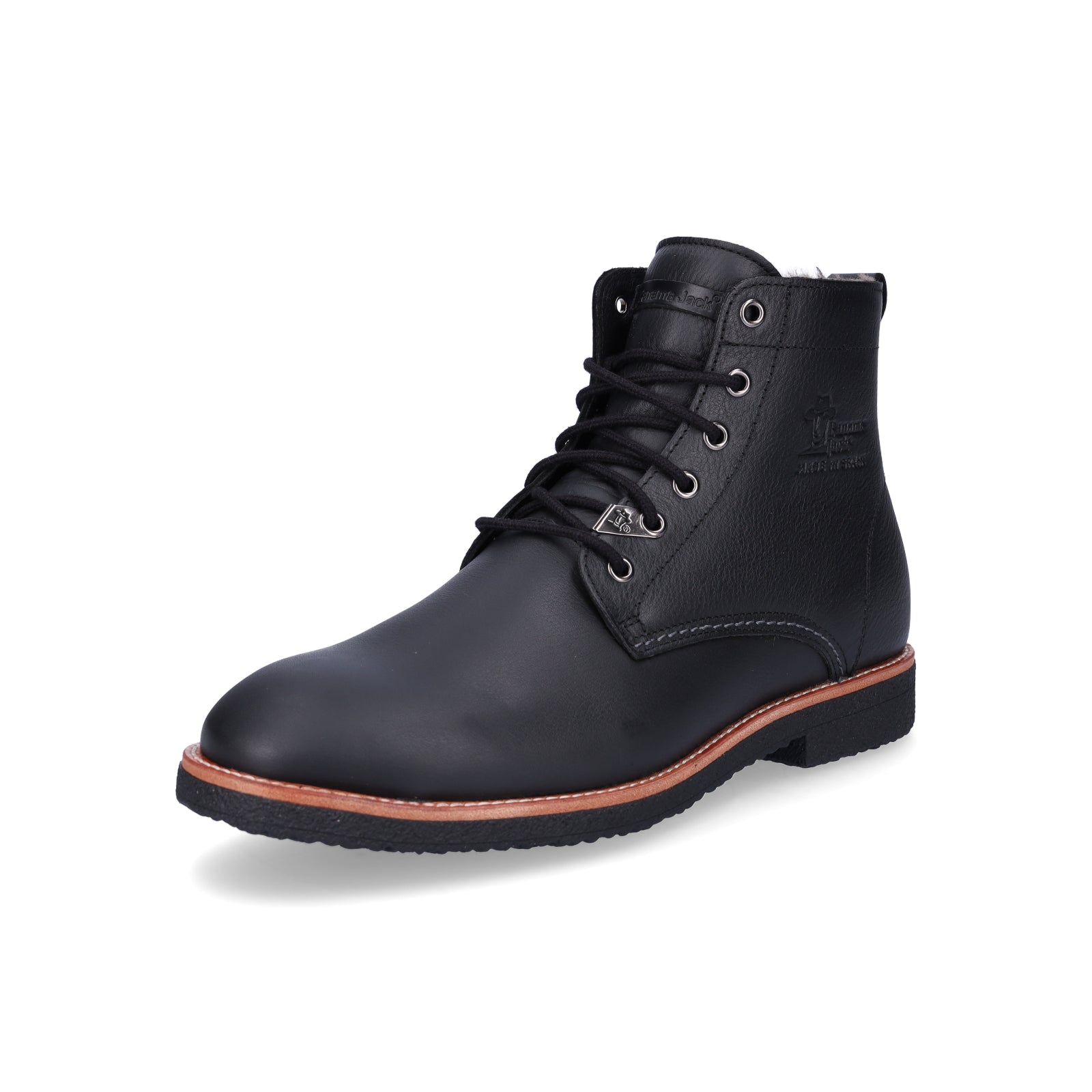 Panama Jack men's lace-up boot black