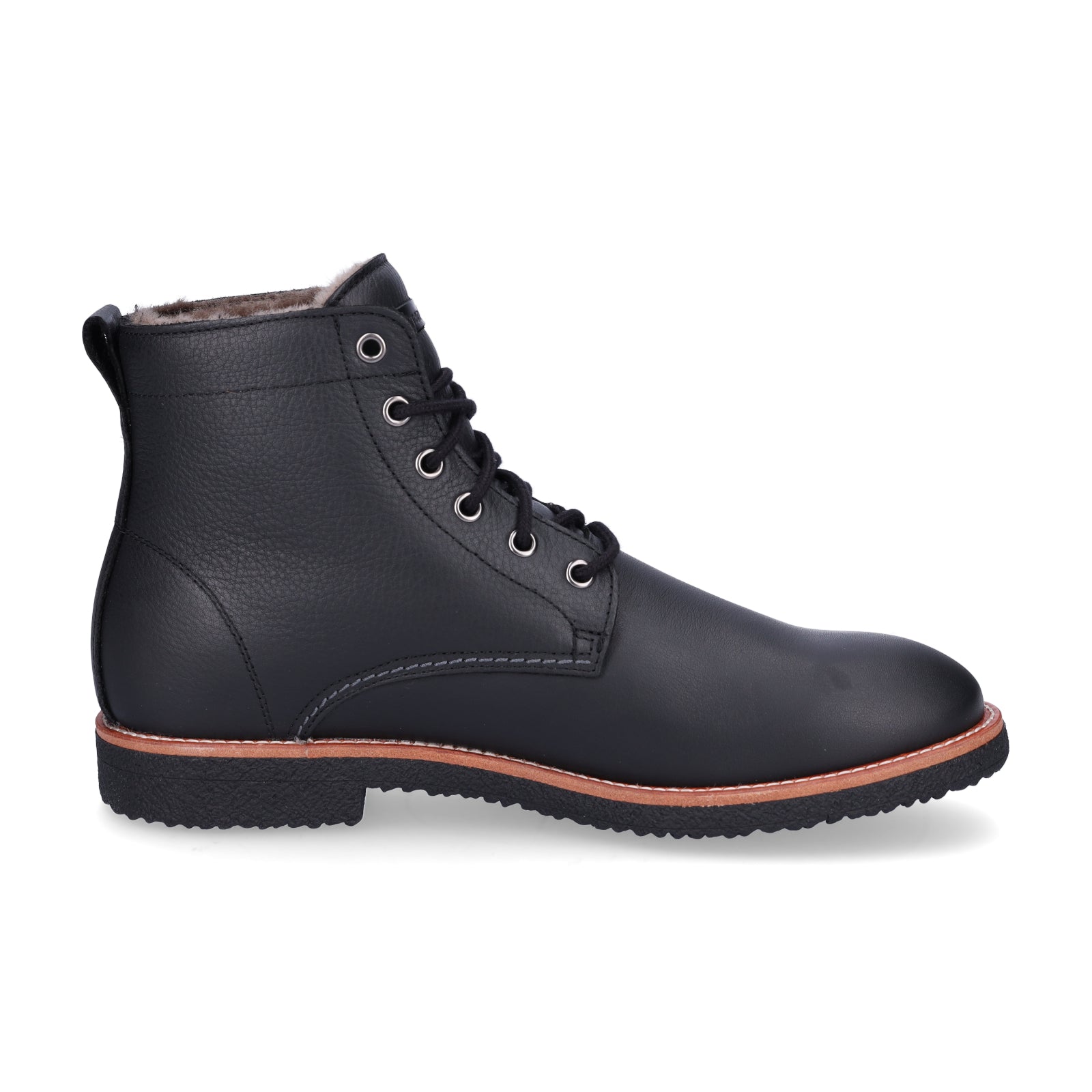 Panama Jack men's lace-up boot black