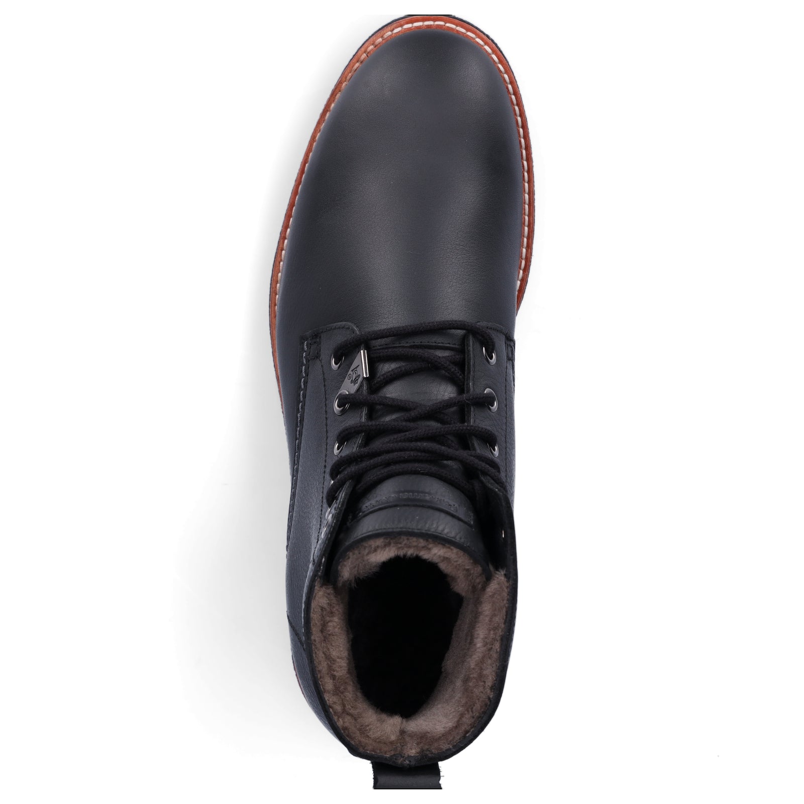 Panama Jack men's lace-up boot black