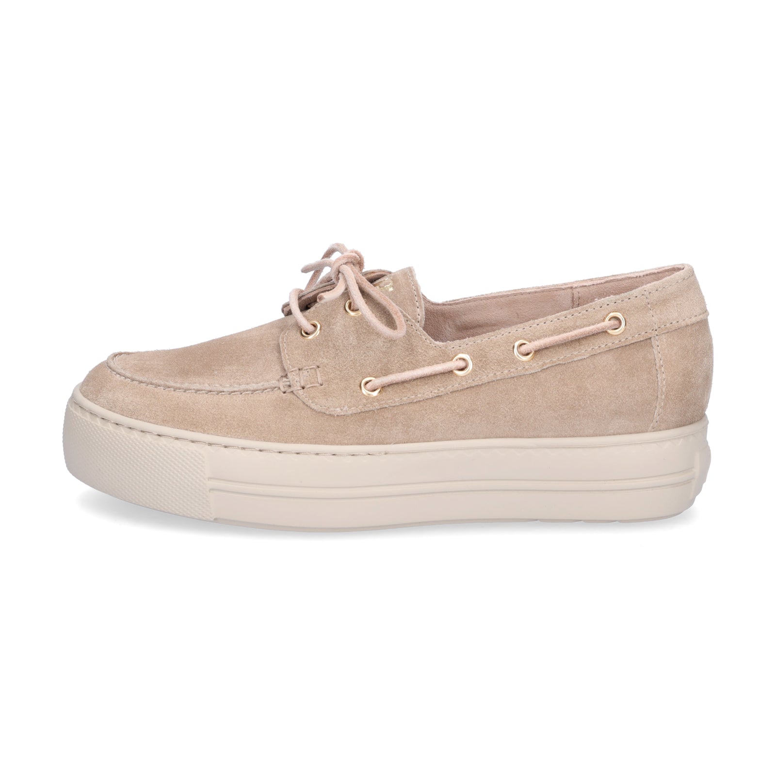 Paul Green Damen Plateau Mokassin beige