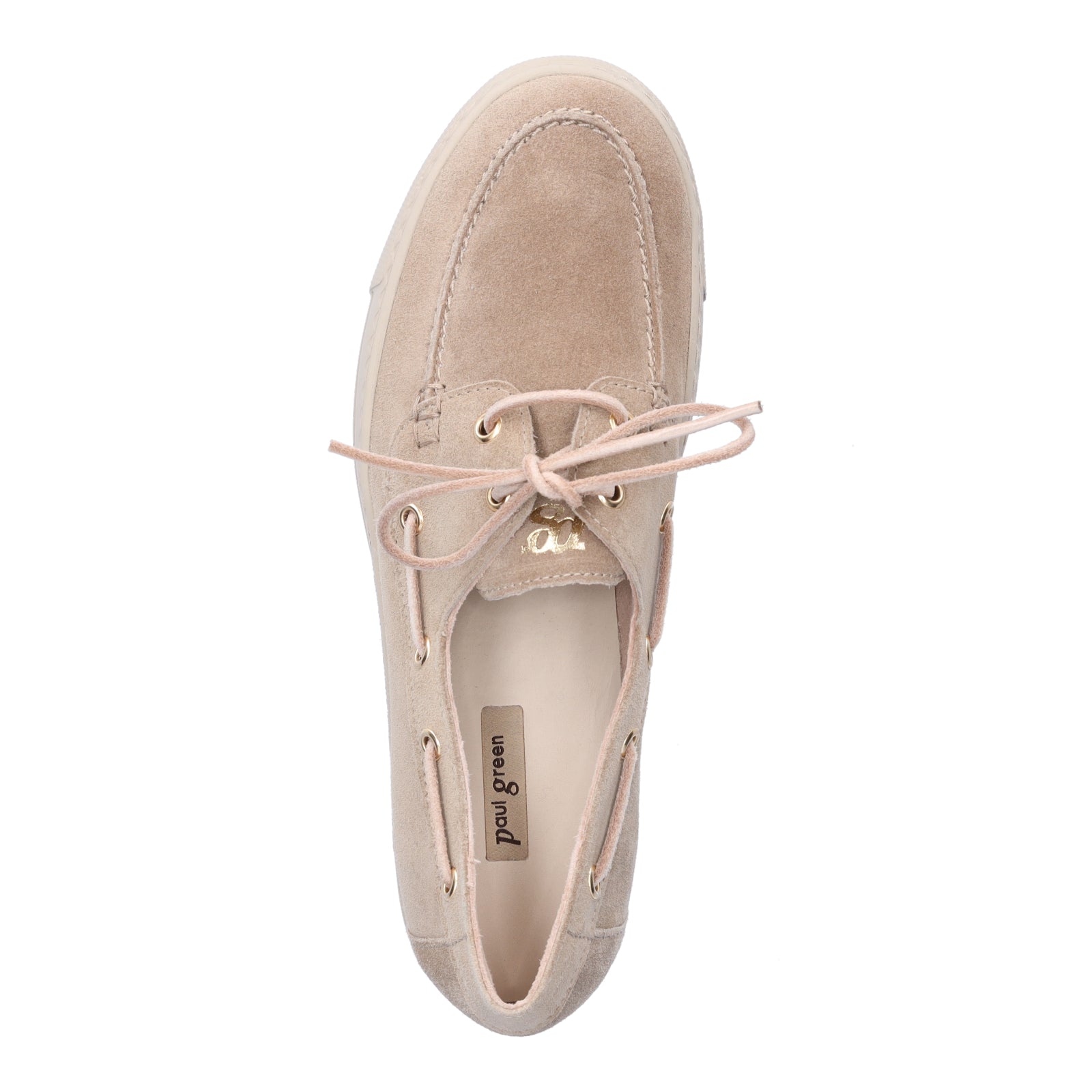 Paul Green women's platform moccasin beige