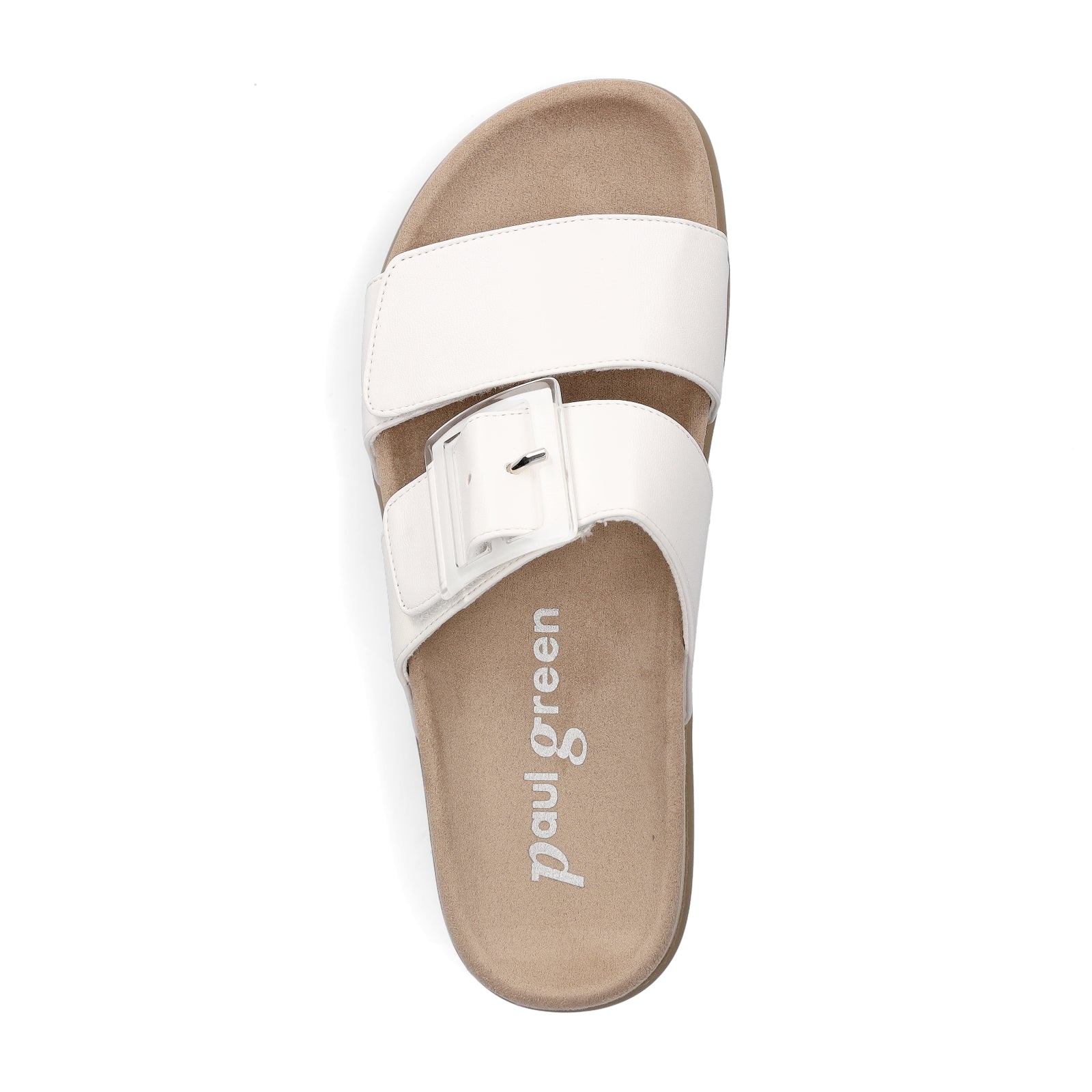 Paul Green Damen Pantolette weiß