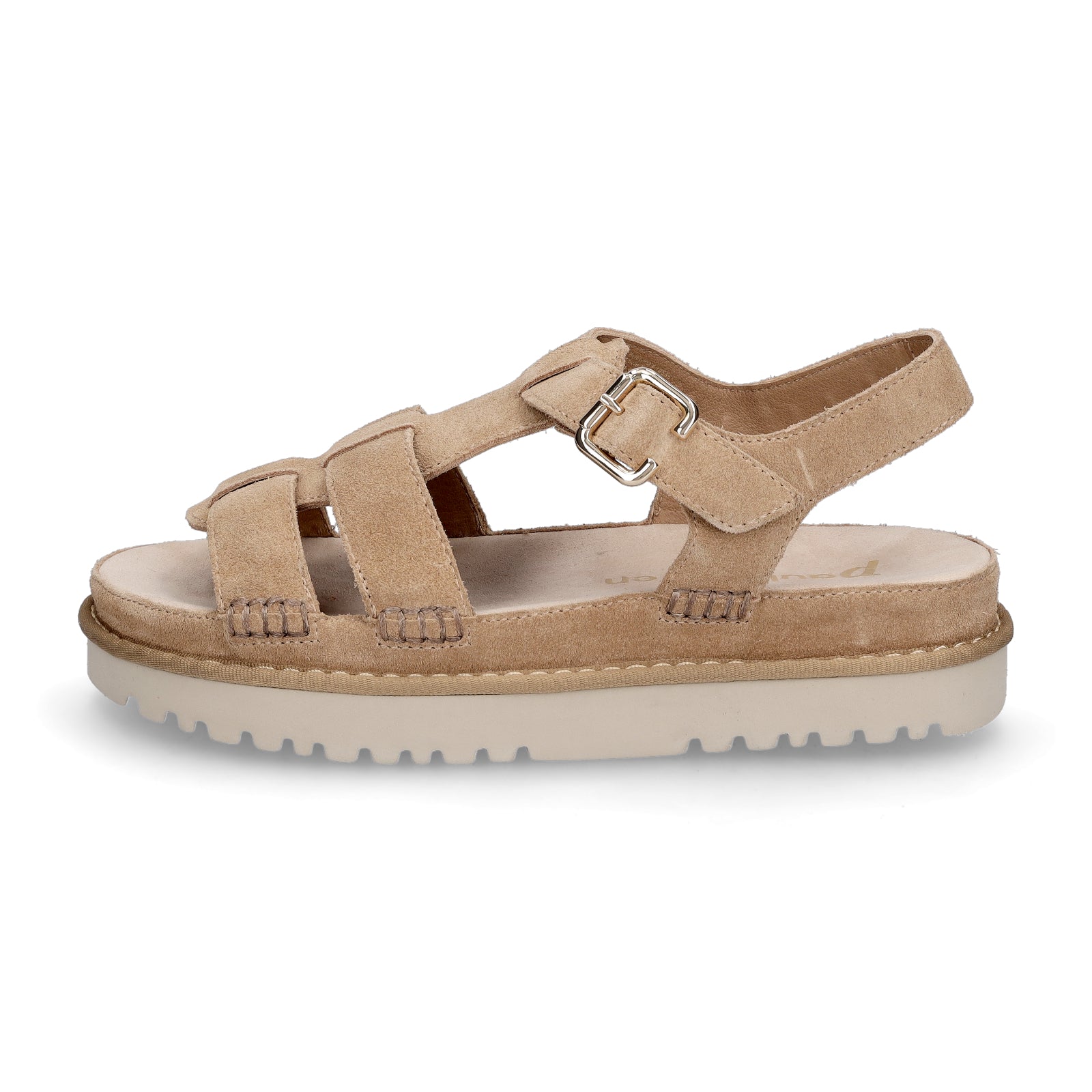 Paul Green Damen Sandale hellbraun