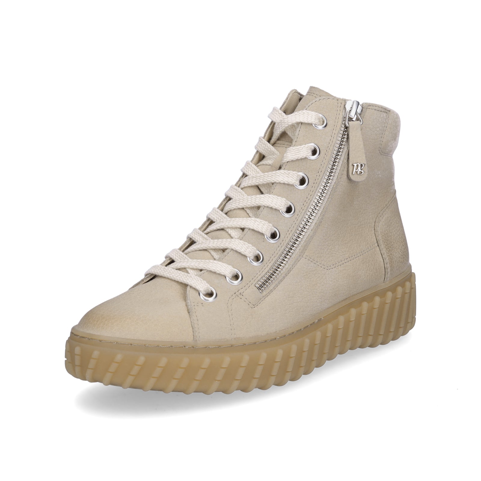 Paul Green women's high-top sneakers beige