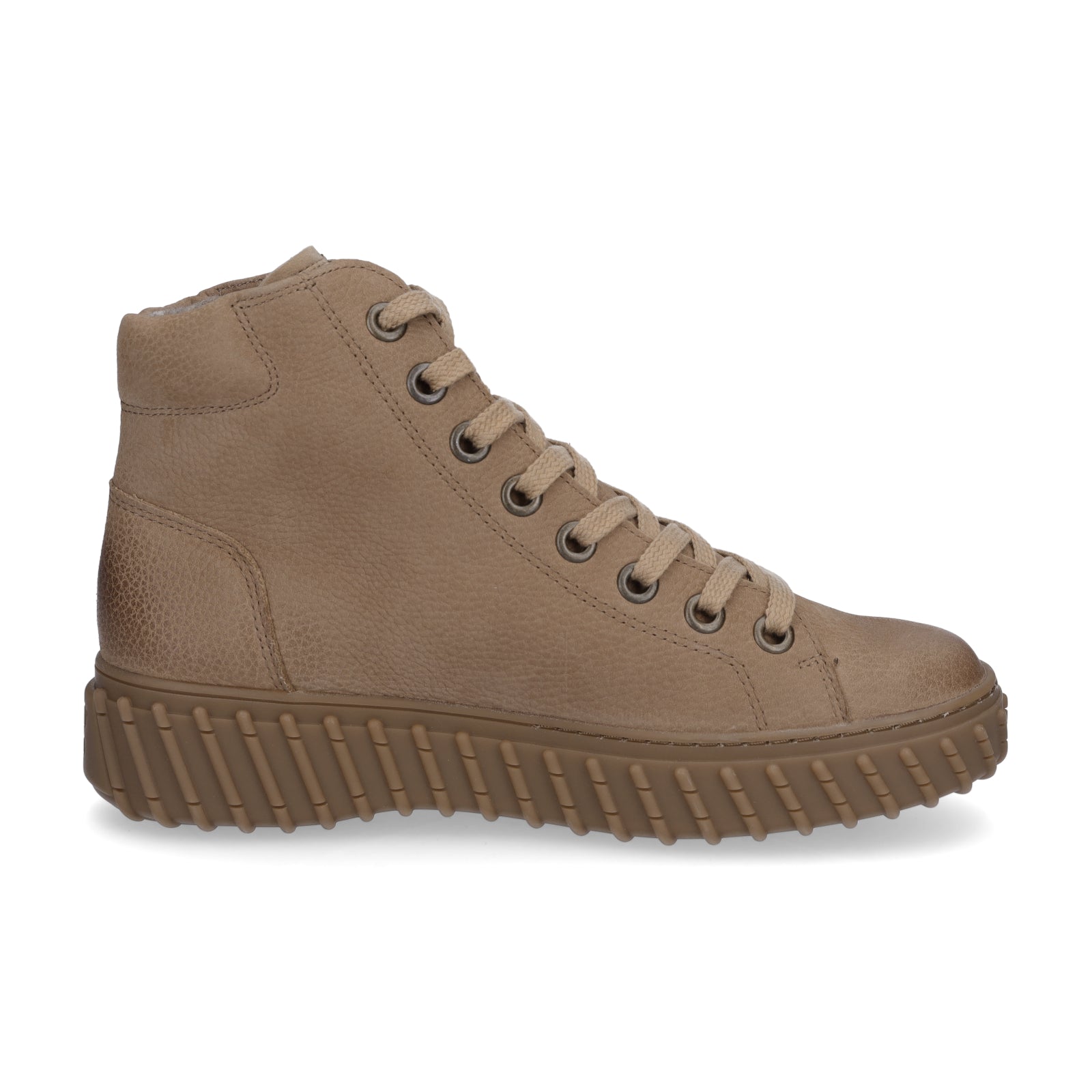 Paul Green Damen High-Top Sneaker braun