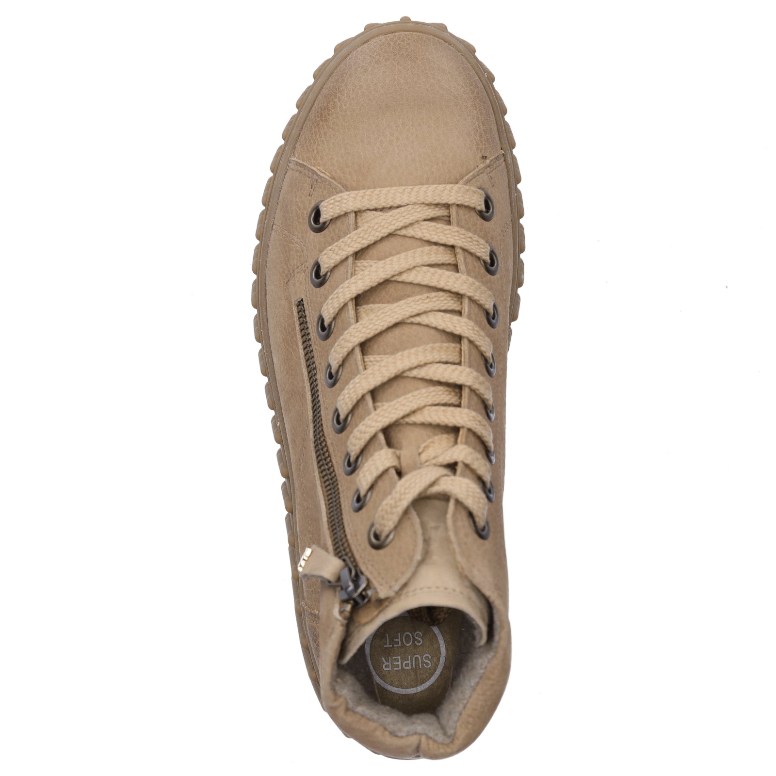 Paul Green Damen High-Top Sneaker braun
