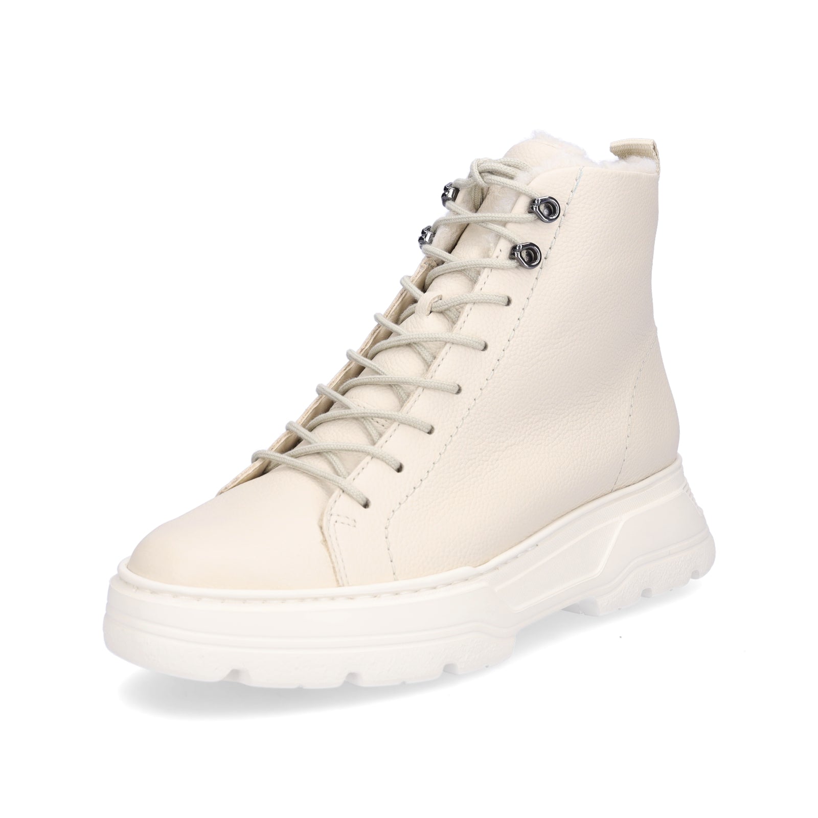 Paul Green women's lace-up boots beige