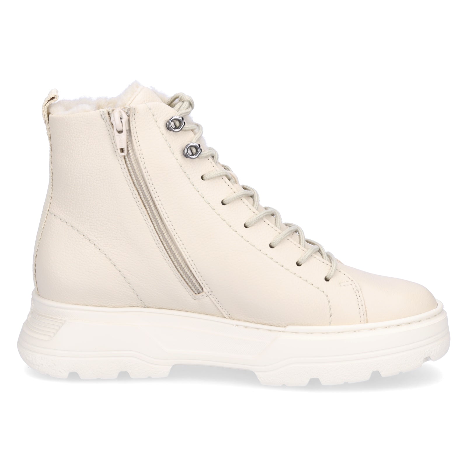Paul Green women's lace-up boots beige