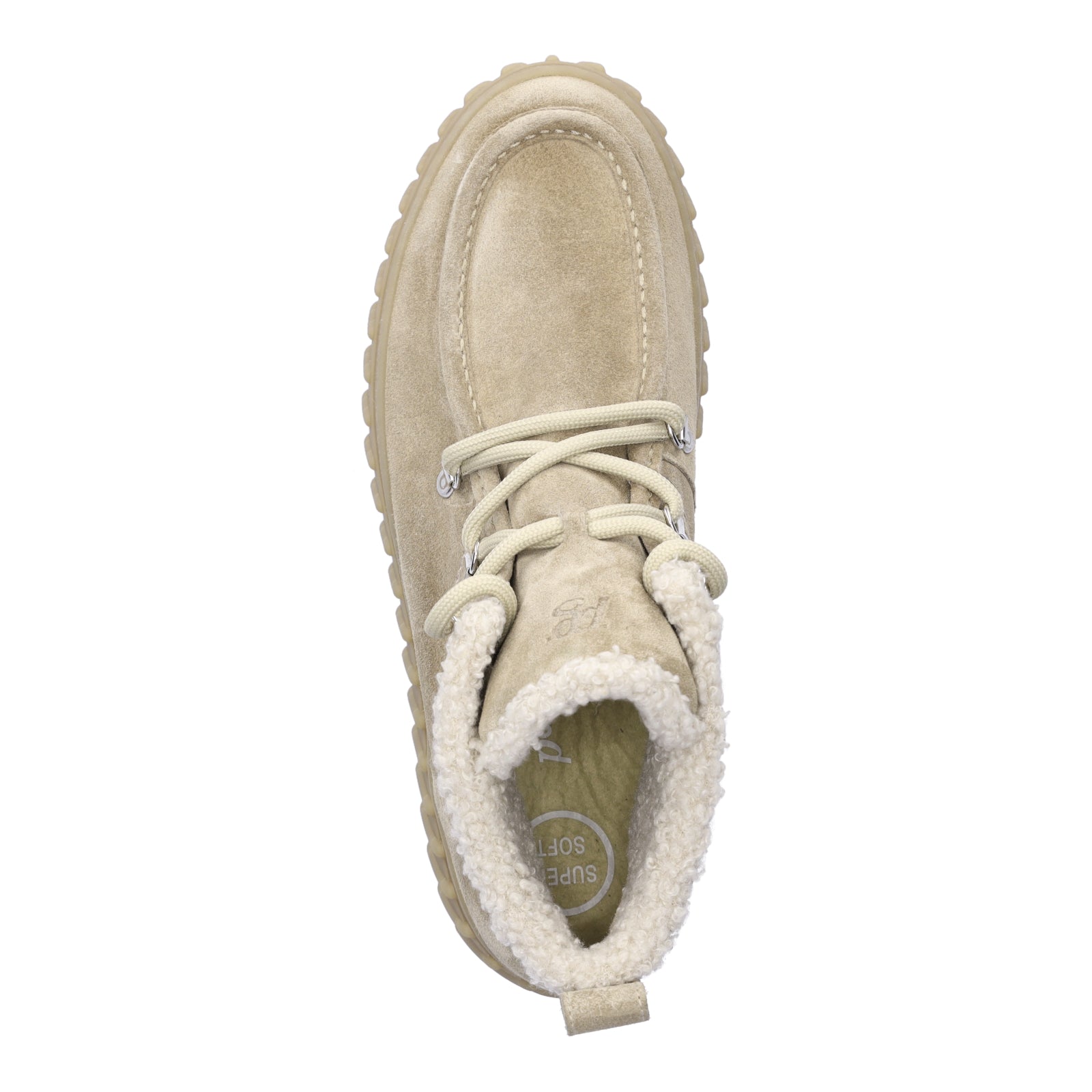 Paul Green women's lace-up boots beige