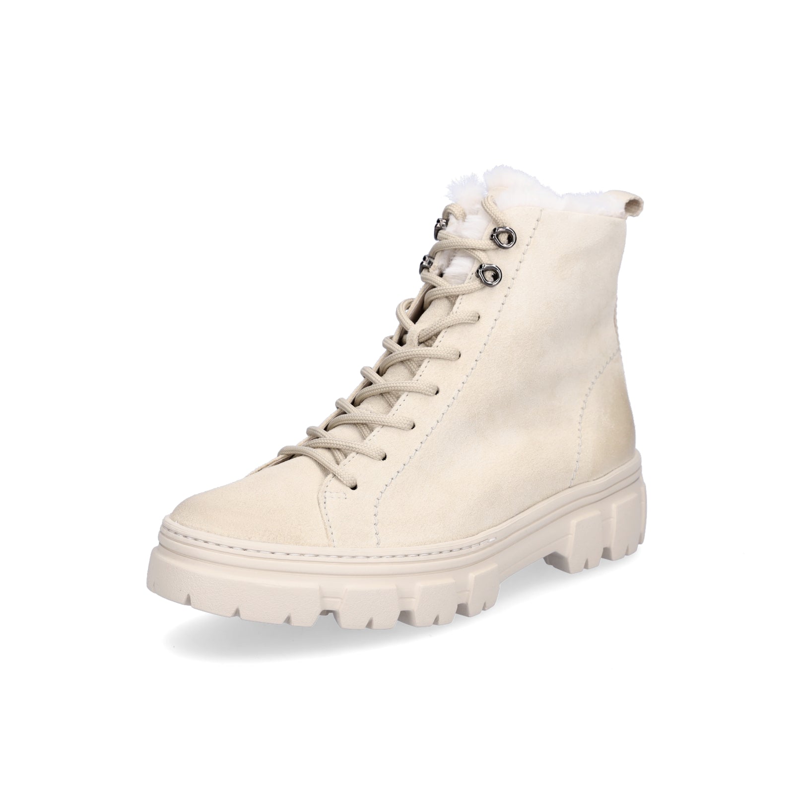 Paul Green women's lace-up boots beige
