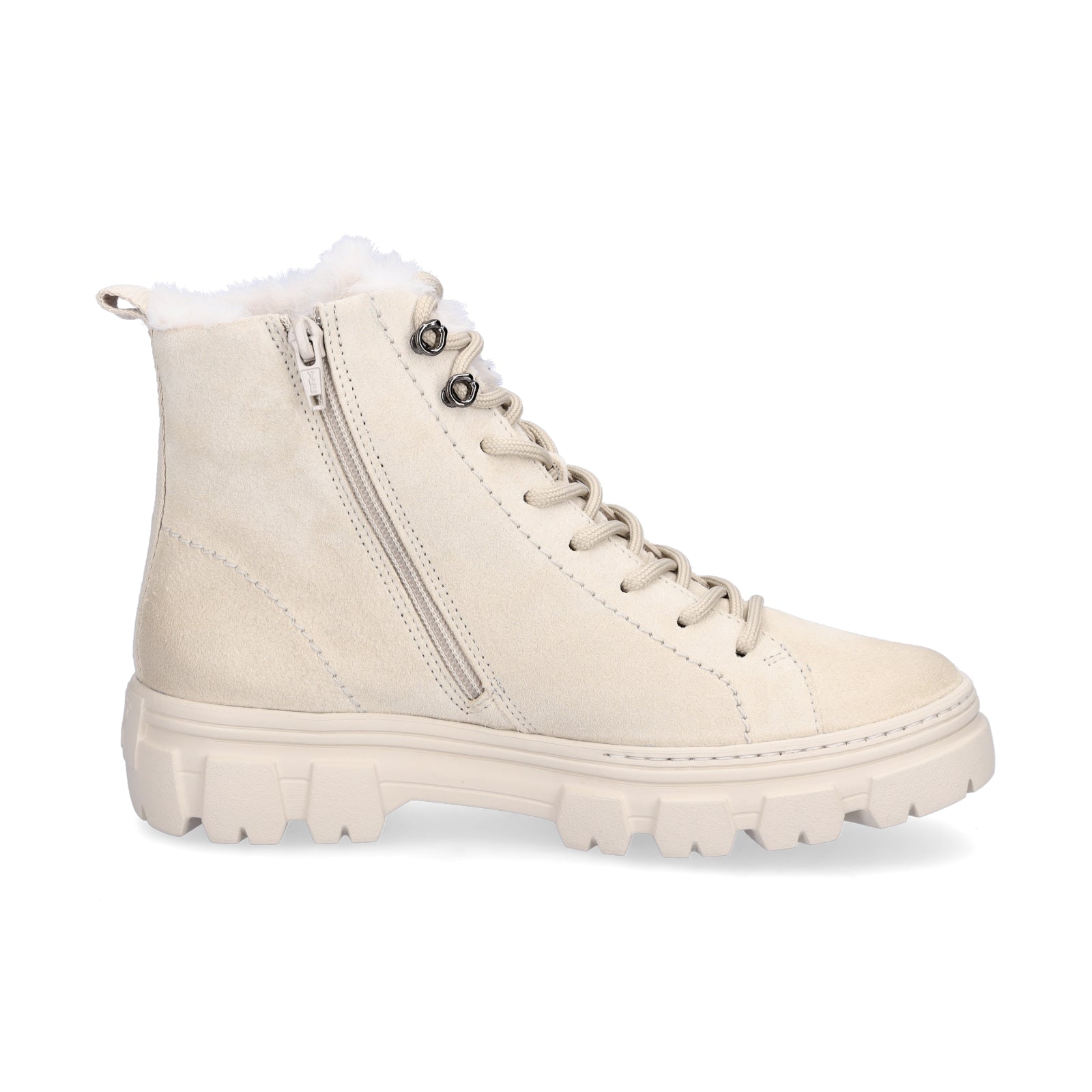 Paul Green women's lace-up boots beige