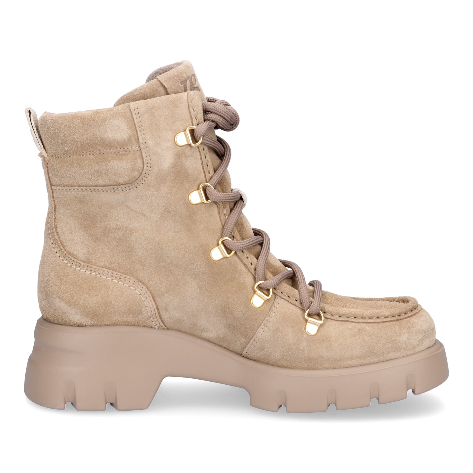 Paul Green Damen Schnürboot beige