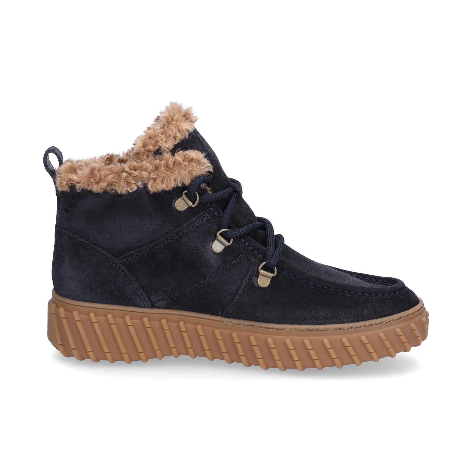 Paul Green Women's Lace-up Boot Blue