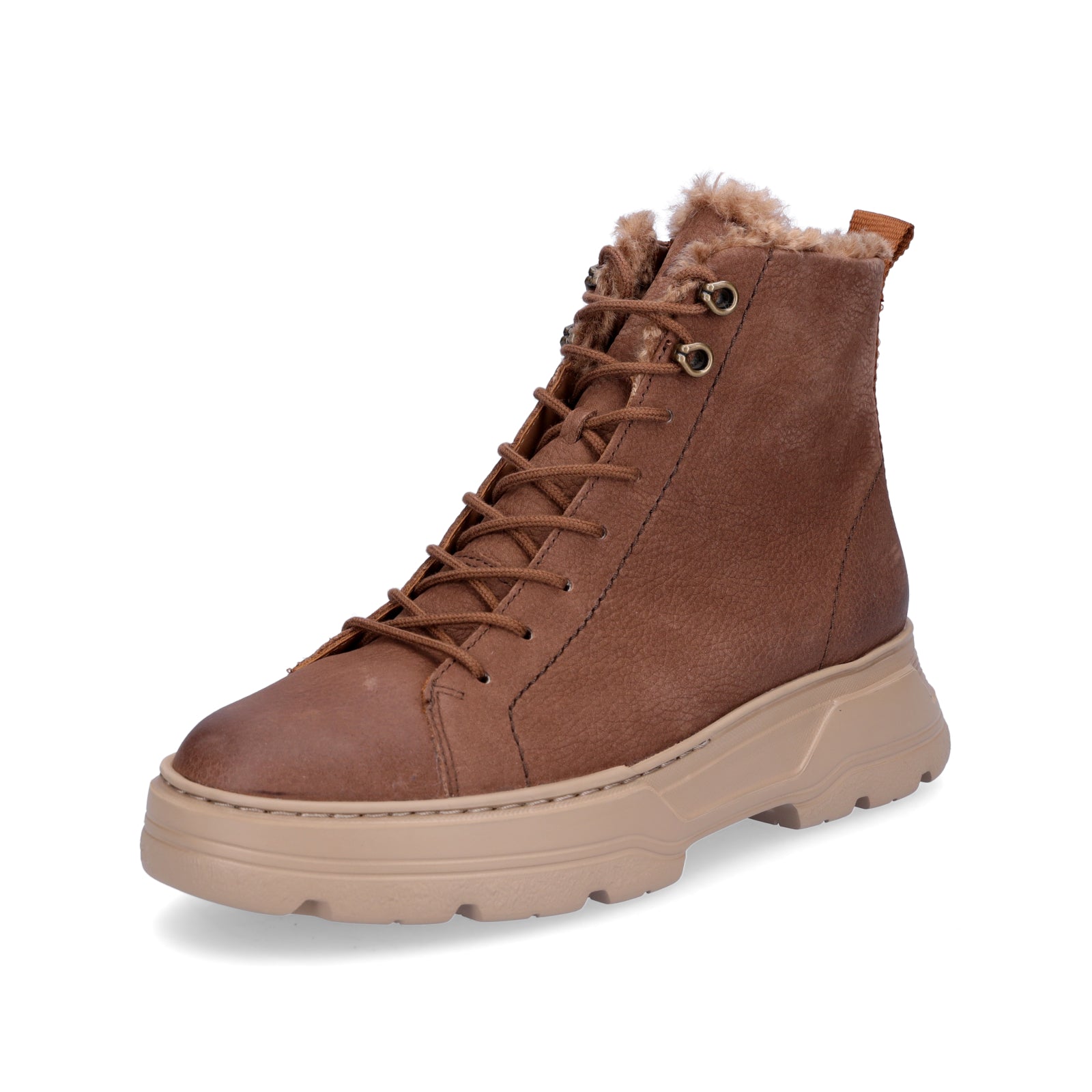 Paul Green women's lace-up boots brown