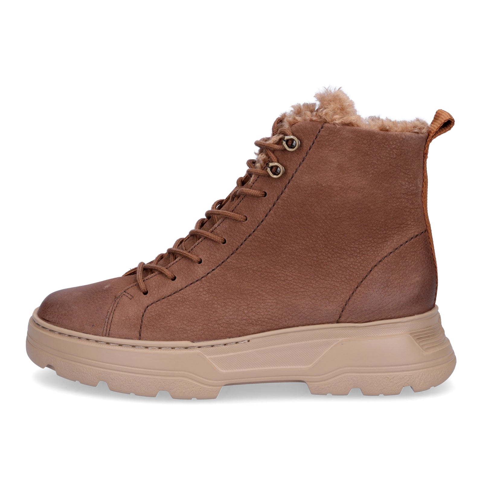 Paul Green women's lace-up boots brown