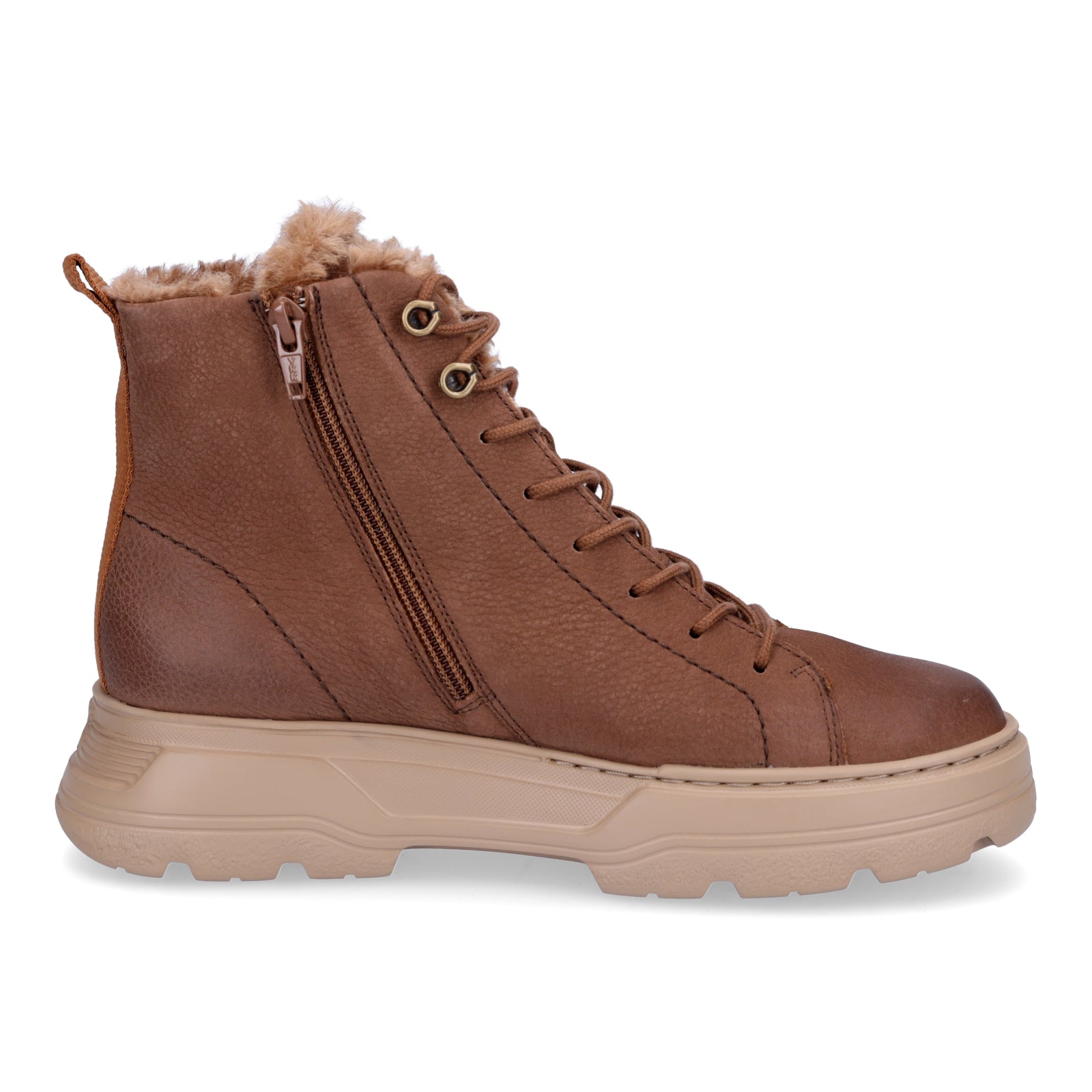 Paul Green Damen Schnürboot braun