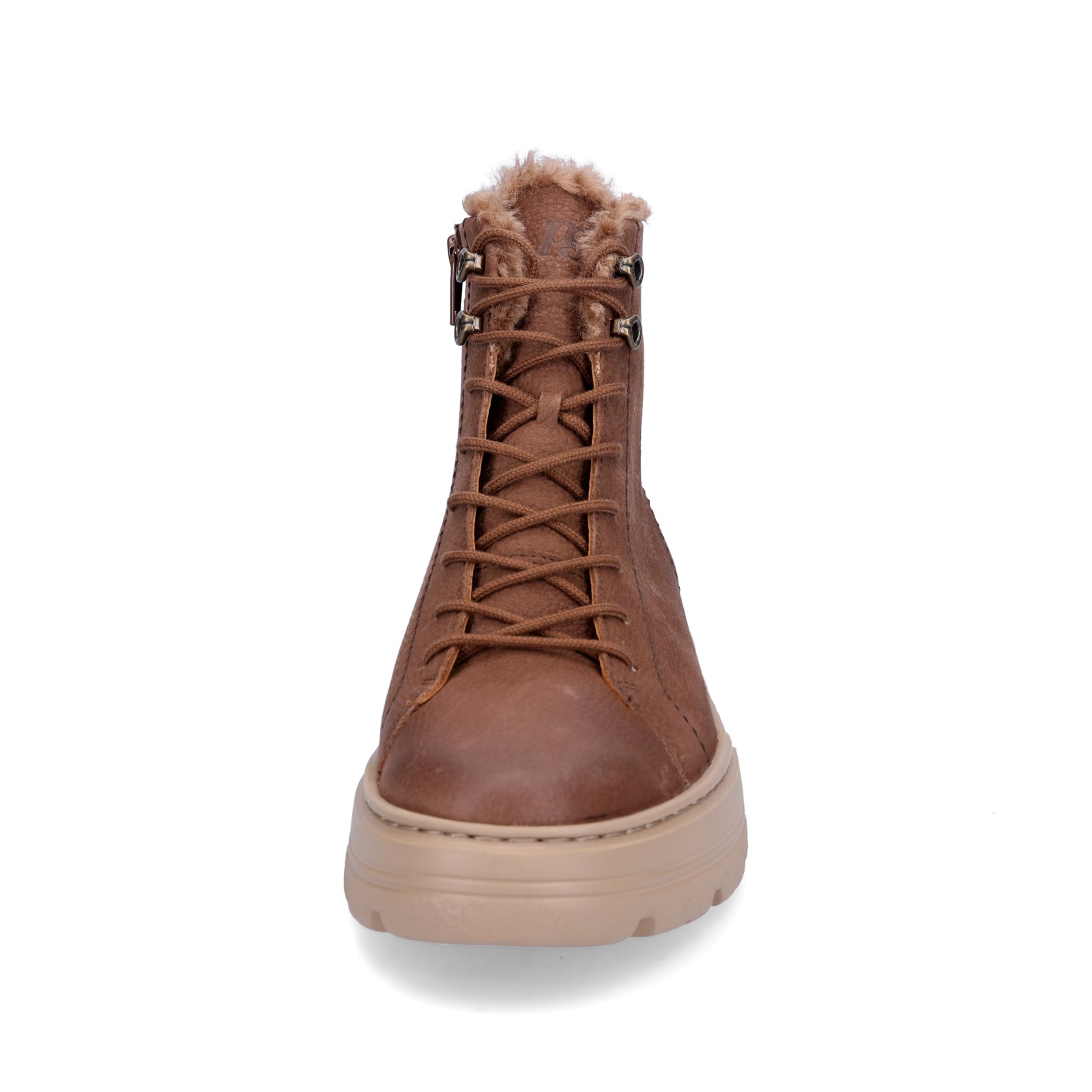 Paul Green women's lace-up boots brown