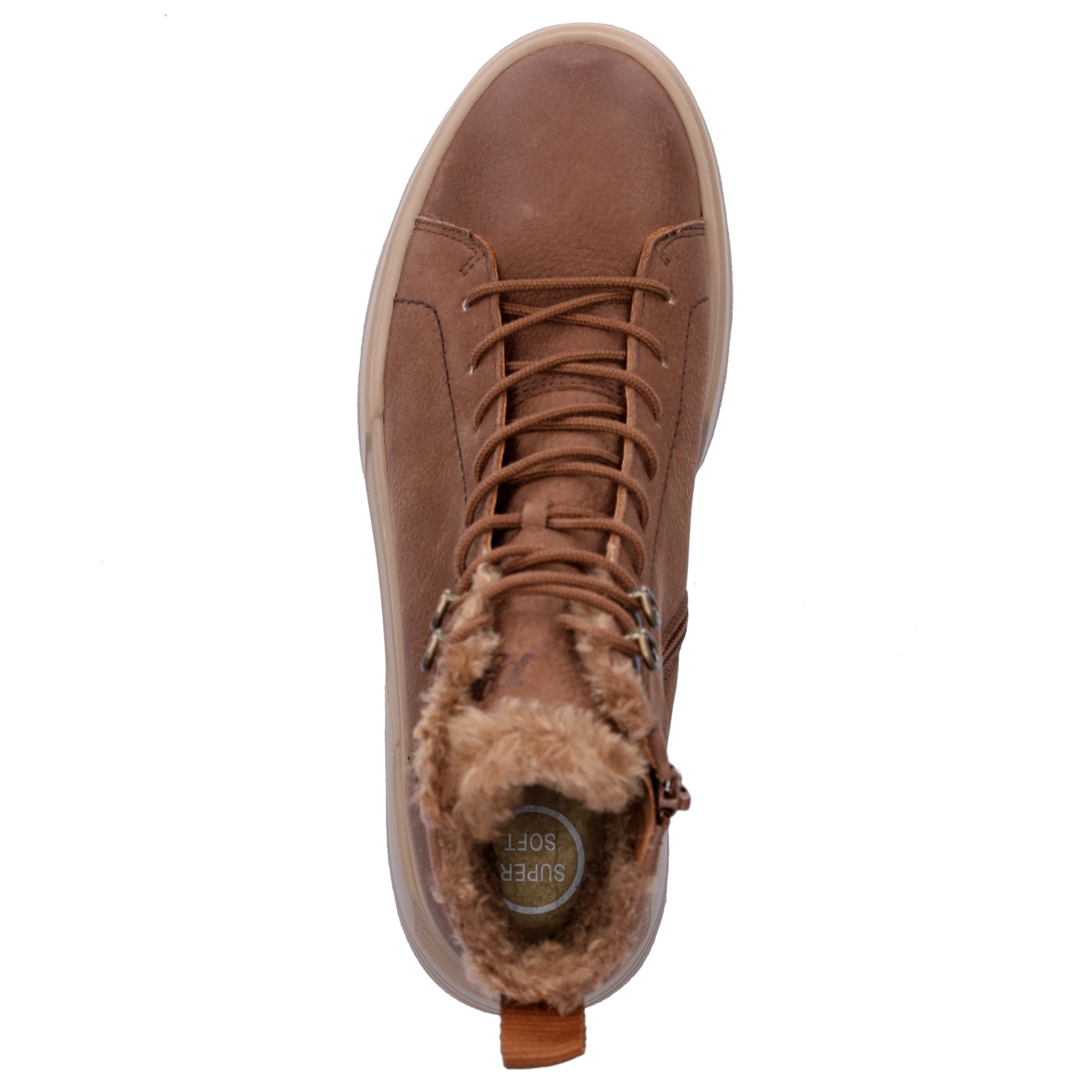 Paul Green women's lace-up boots brown