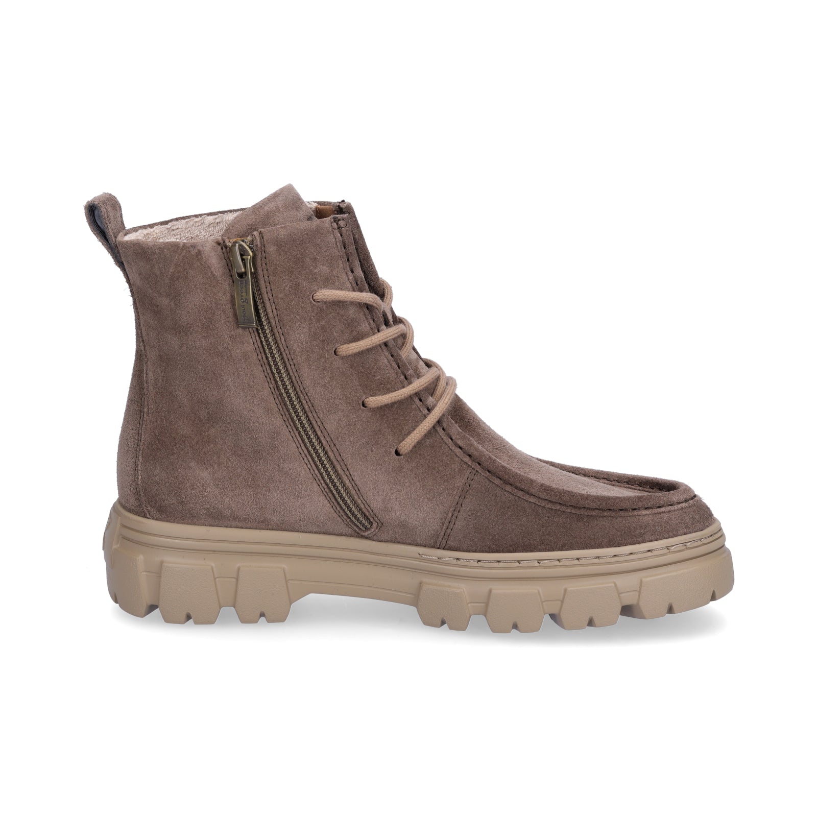 Paul Green Damen Schnürboot braun