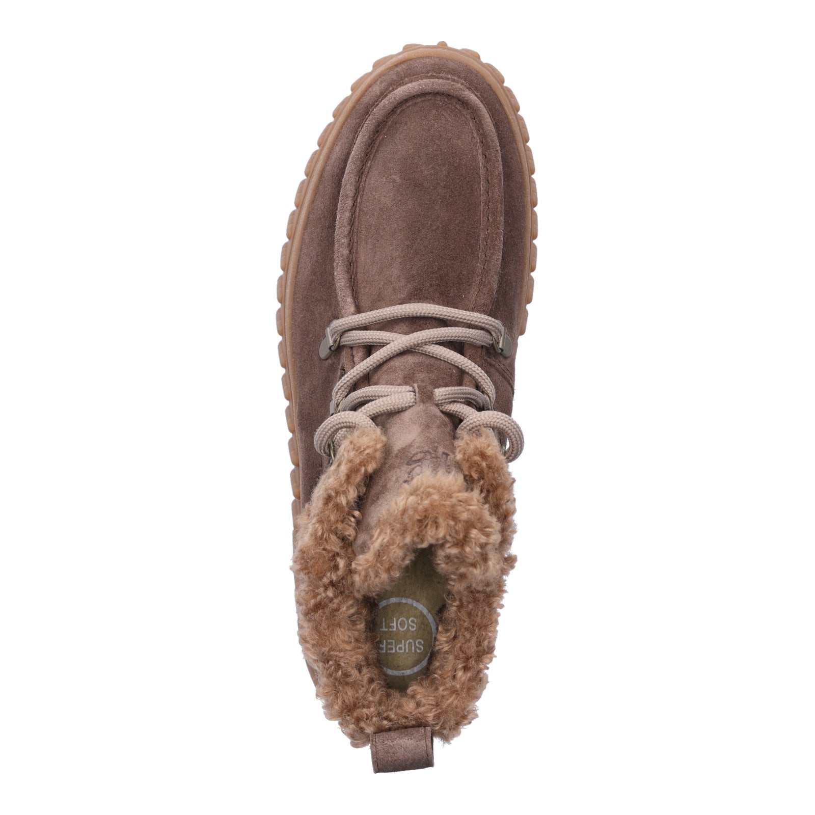 Paul Green women's lace-up boots brown