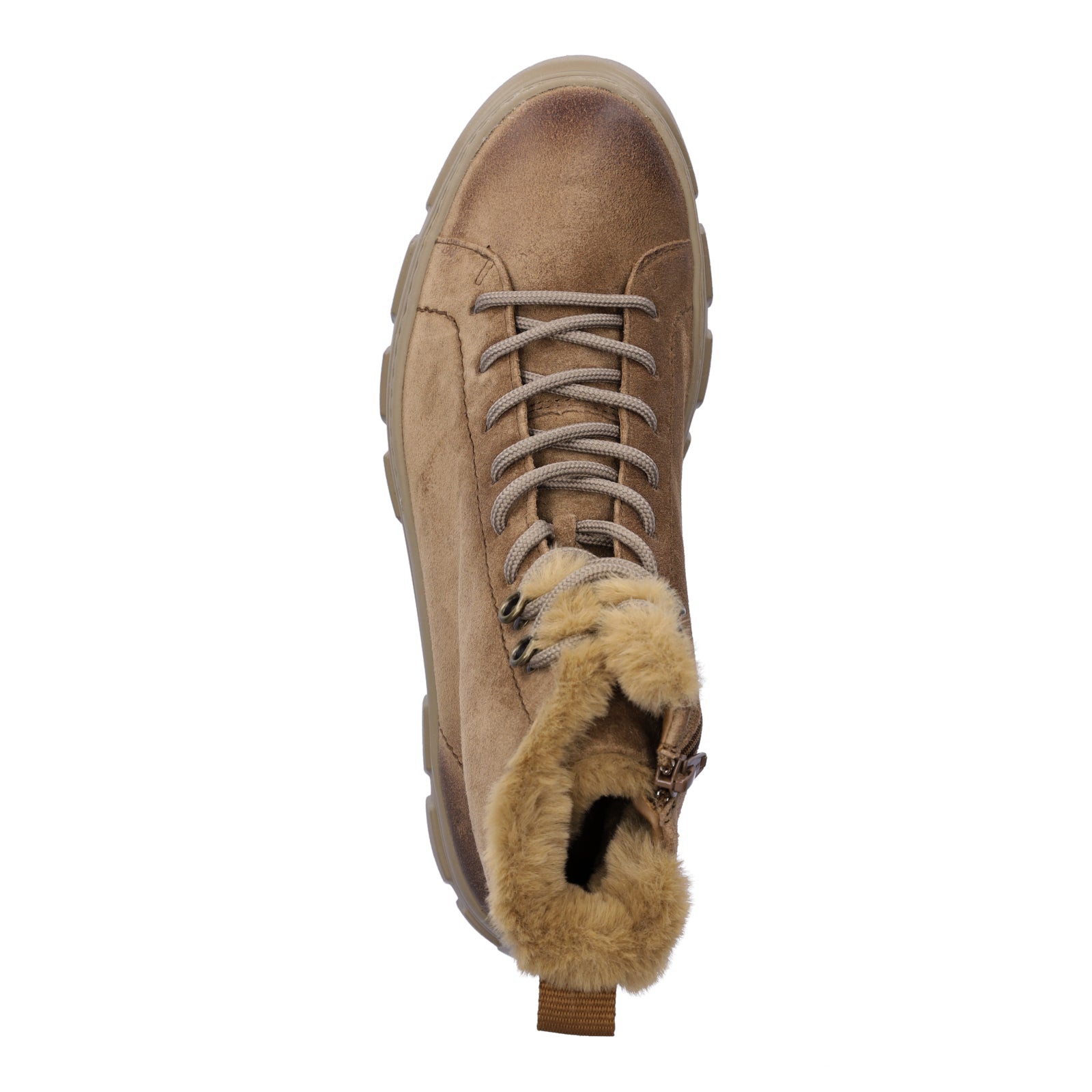 Paul Green Damen Schnürboot braun