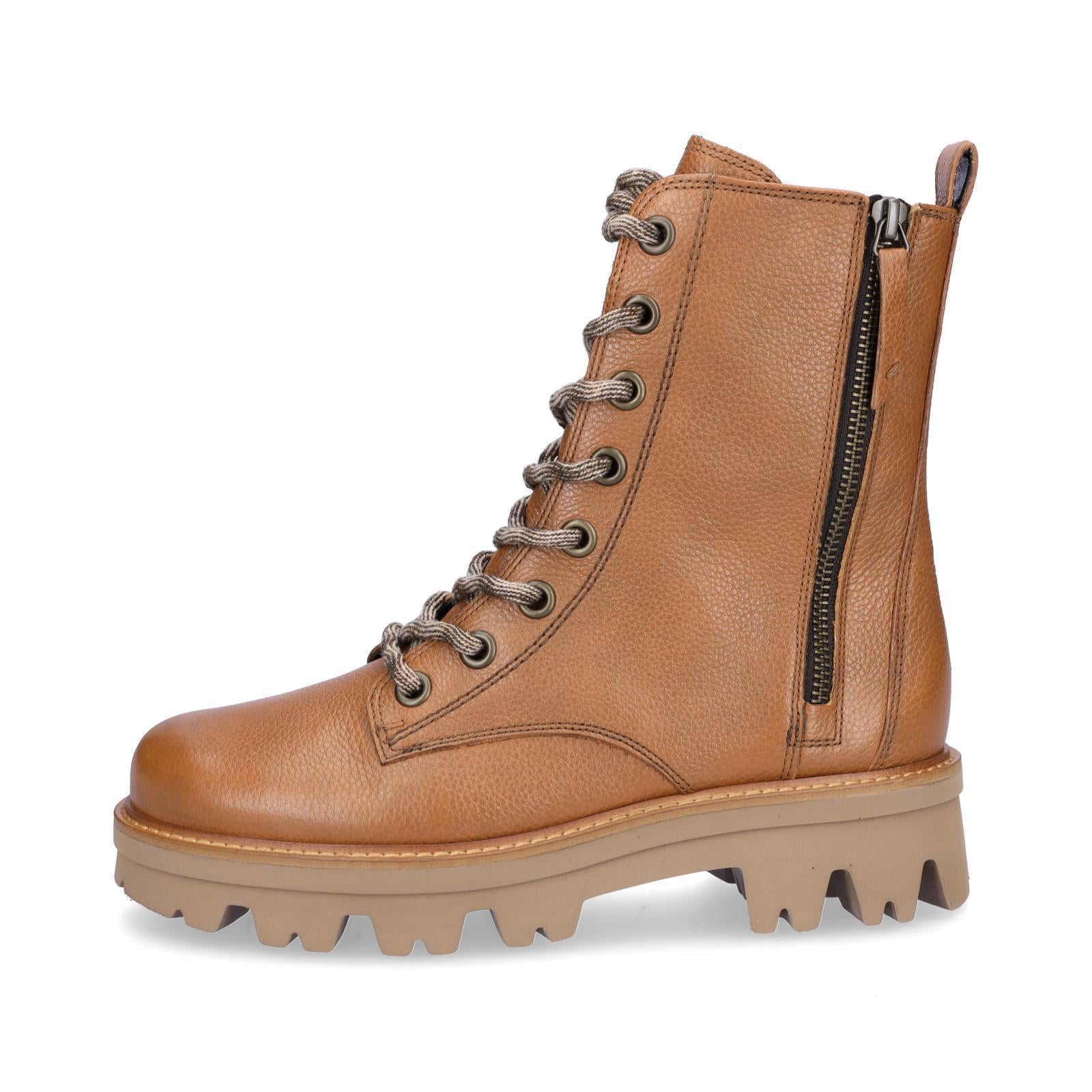 Paul Green Damen Schnürboot braun