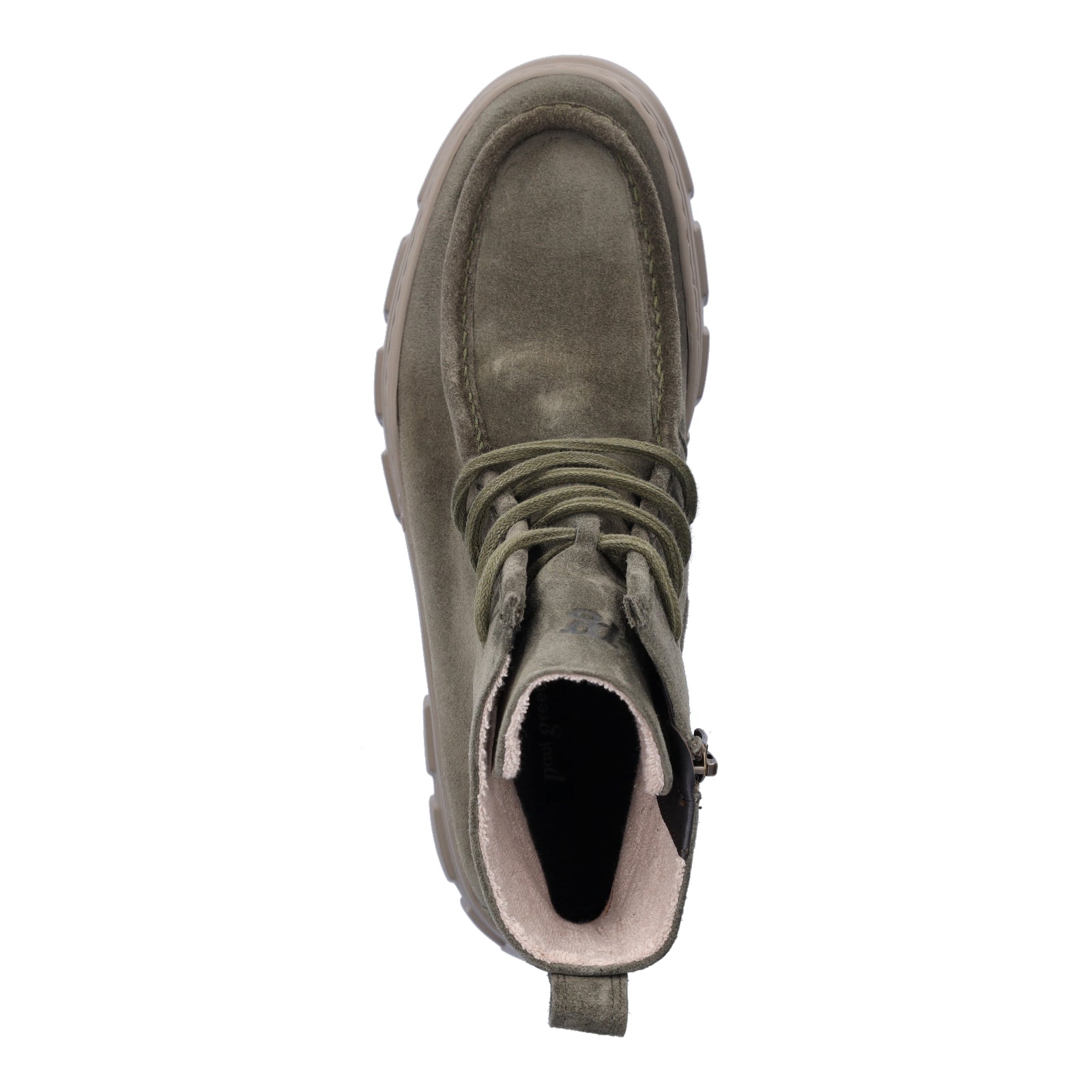 Paul Green Women's Lace-up Boot Olive
