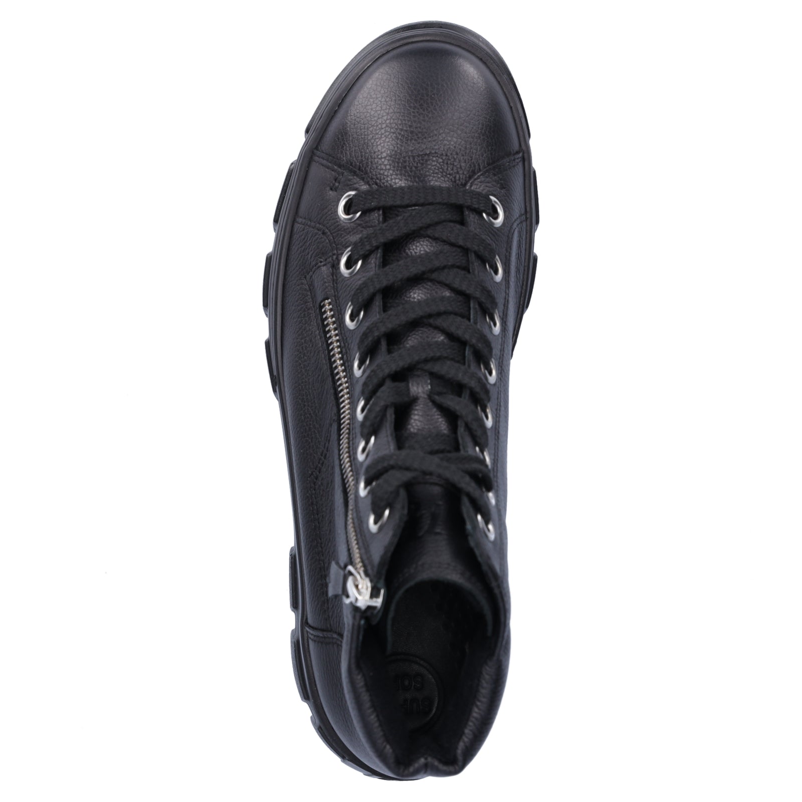 Paul Green Damen High-Top Sneaker schwarz