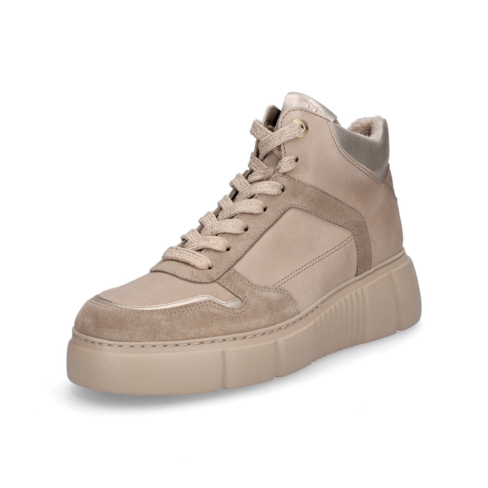 Paul Green Damen High-Top Sneaker beige